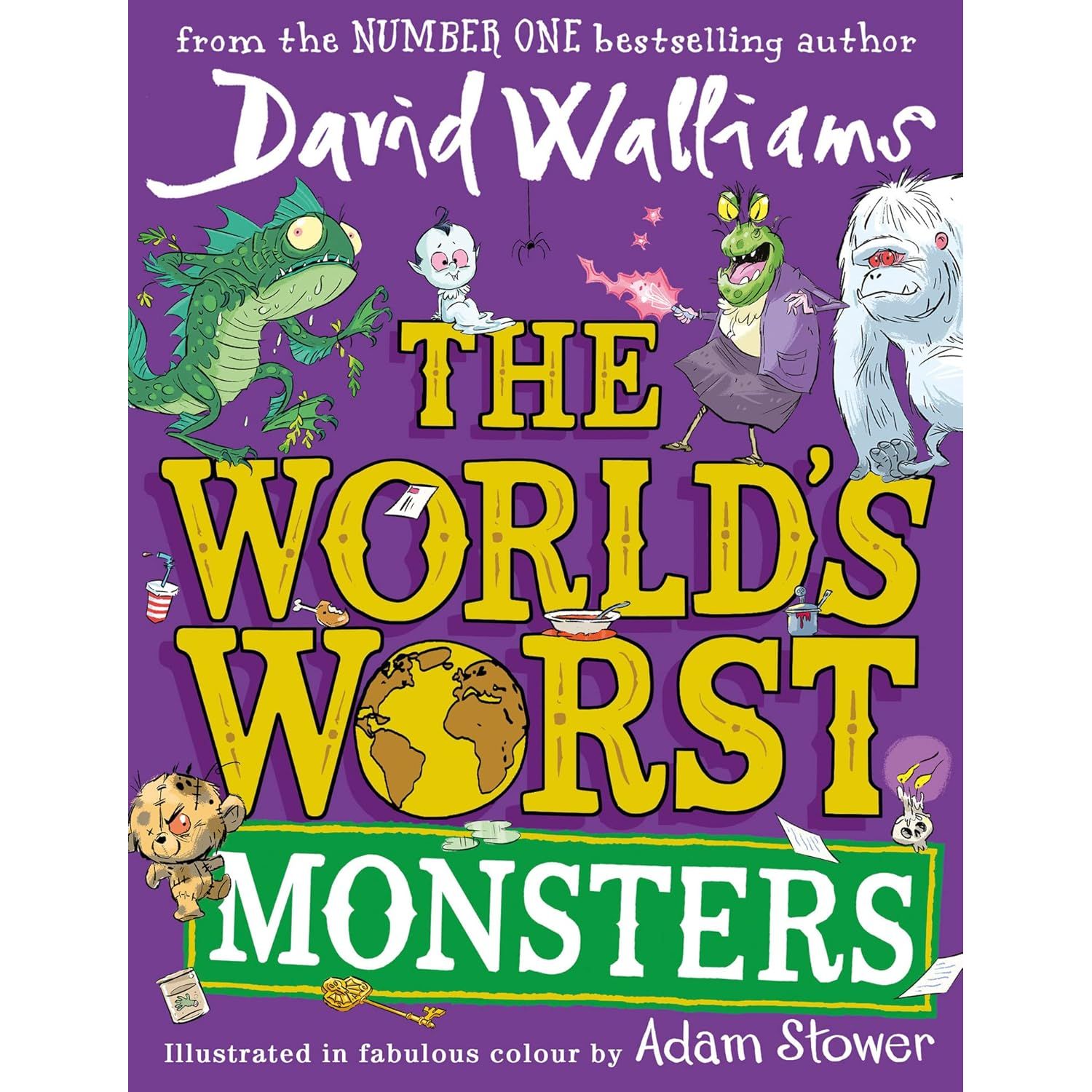 David Walliams 3 Books Collection Set (The World’s Worst Superheroes, The World’s Worst Pets, The World’s Worst Monsters)