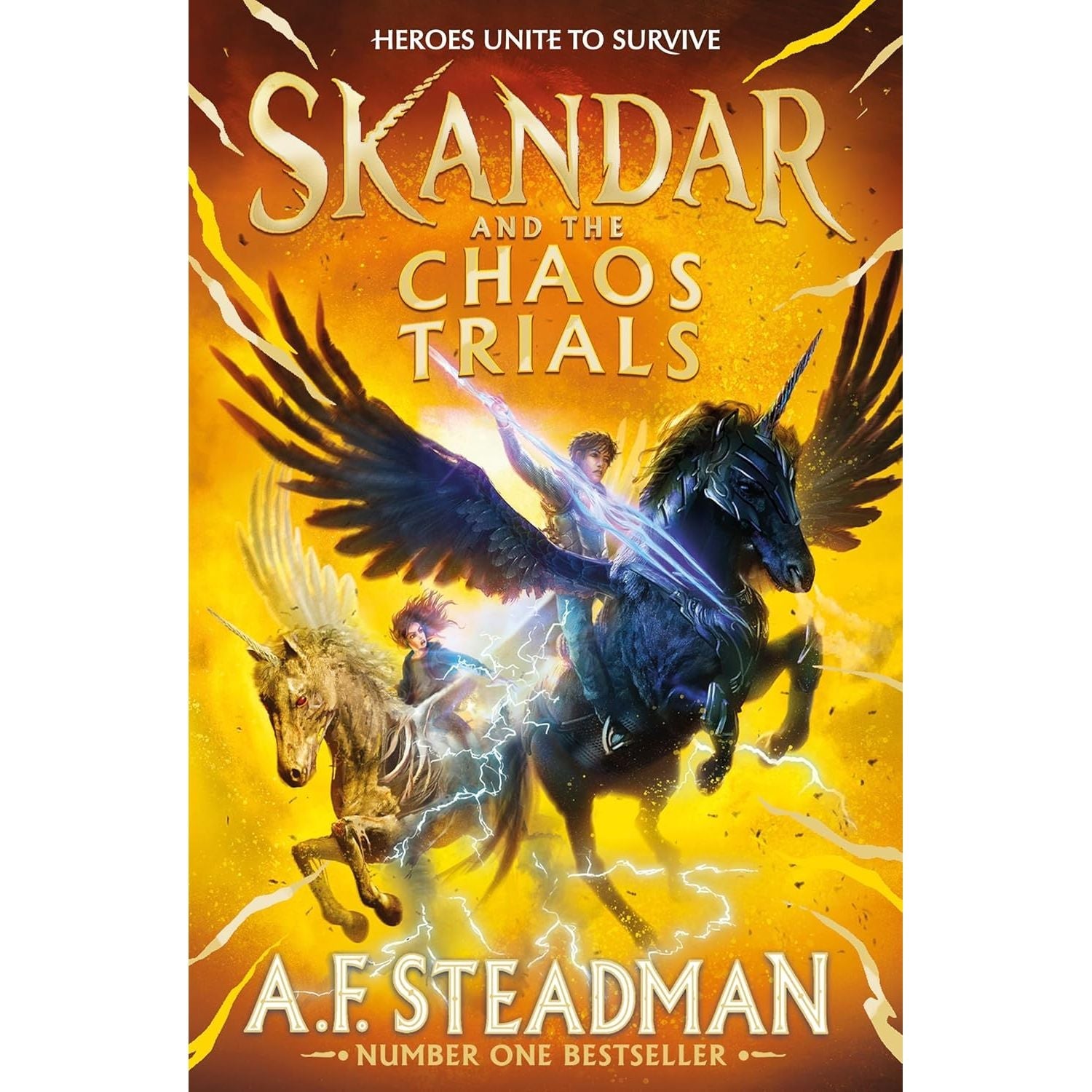 Skandar Series 6 Books Collection Set By A.F. Steadman (Skandar and the Chaos Trials, Skandar and the Phantom Rider & More)