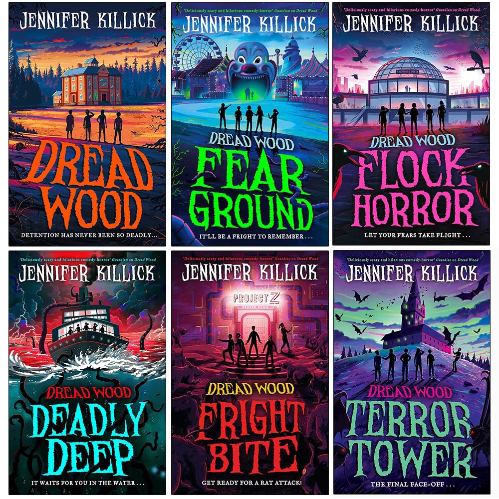 Jennifer Killick Dread Wood Series 6 Books Collection Set (Dread Wood, Fear Ground, Flock Horror, Deadly Deep, Fright Bite & Terror Tower)