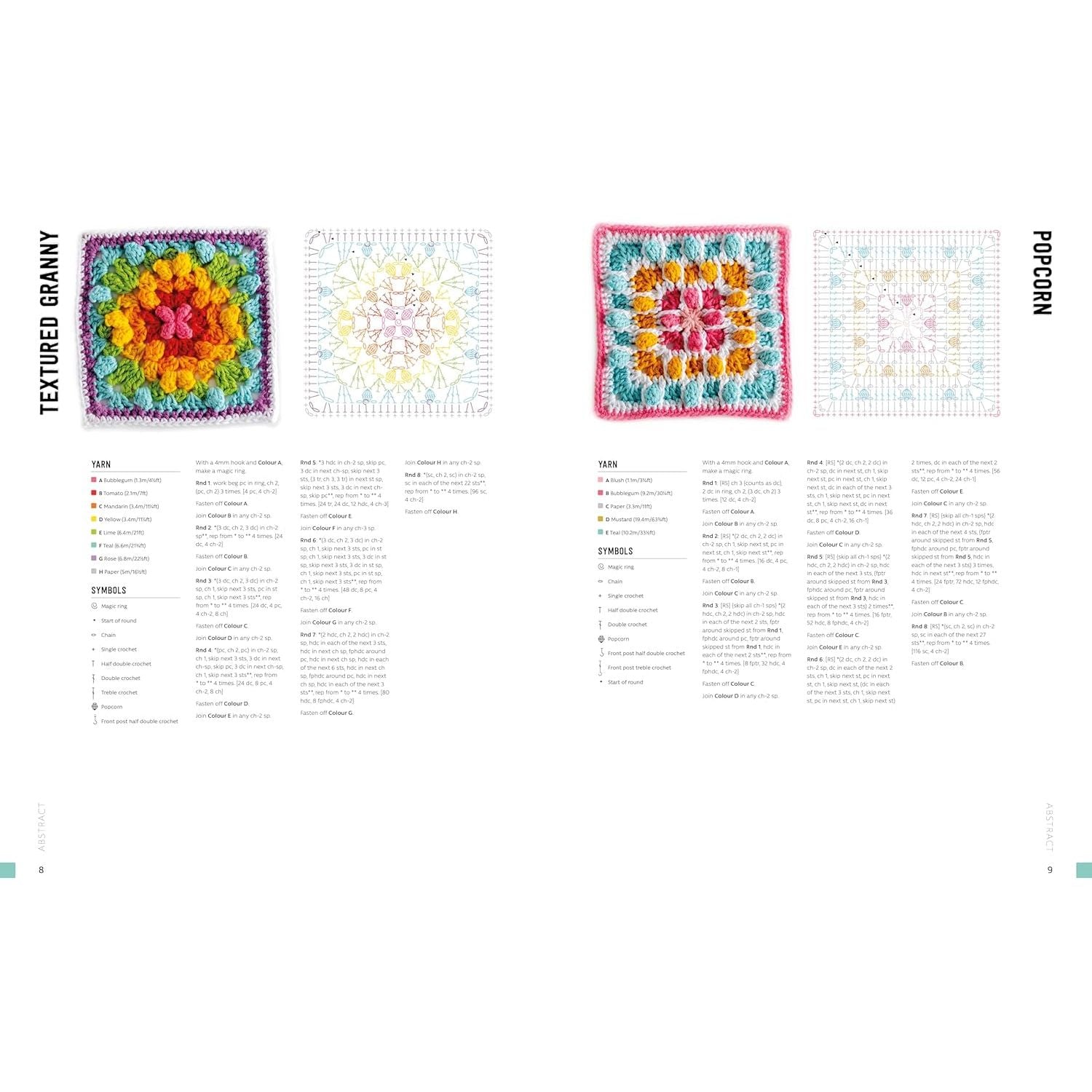 3D Granny Squares: 100 crochet patterns for pop-up granny squares - over 140,000 copies sold worldwide!