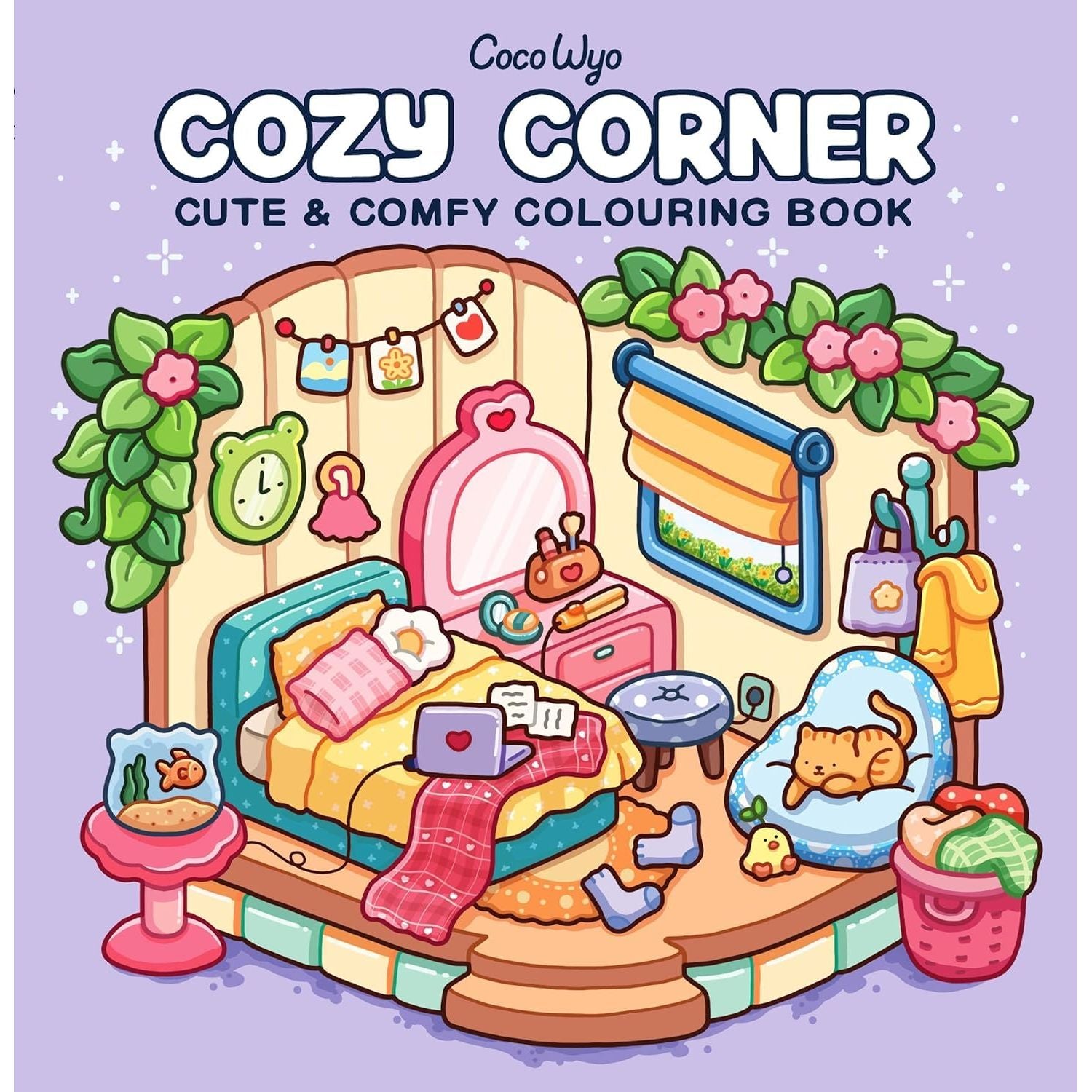 Coco Wyo Cozy Colouring Collection 3 Books Set (Cozy Corner, Cozy Cuties, Cozy Christmas)
