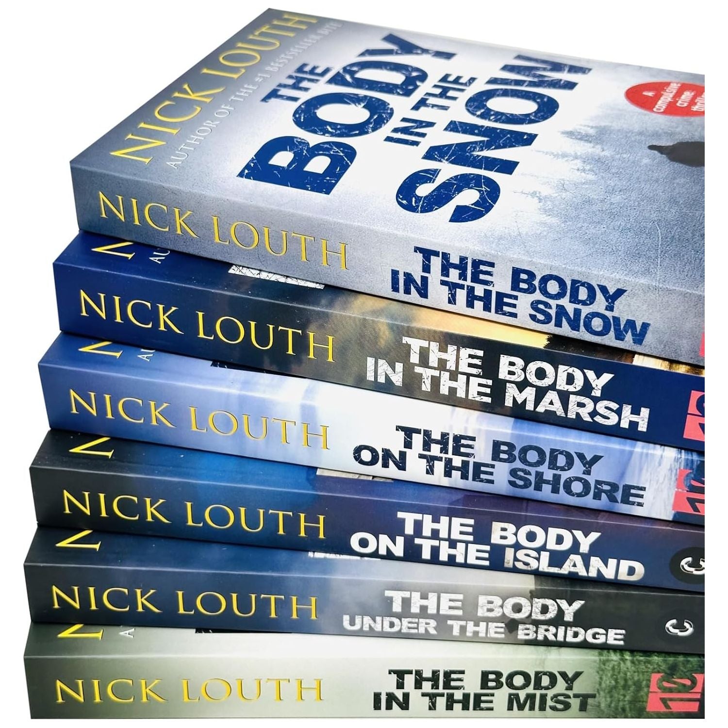 DCI Craig Gillard Crime Thrillers Series 6 Books Collection Set by Nick Louth (The Body on the Shore, The Body Under the Bridge, The Body in the Mist, The Body on the Island & More)