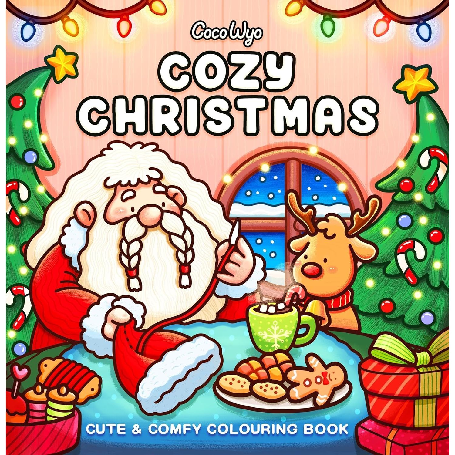Coco Wyo Cozy Colouring Collection 3 Books Set (Cozy Corner, Cozy Cuties, Cozy Christmas)