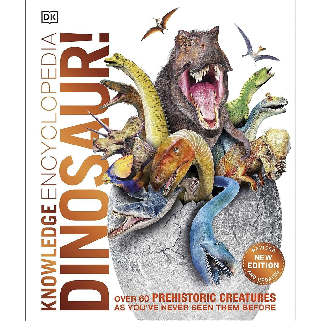 Knowledge Encyclopedia Dinosaur, The Dinosaurs Book Our World in Pictures By DK 2 Books Collection Set