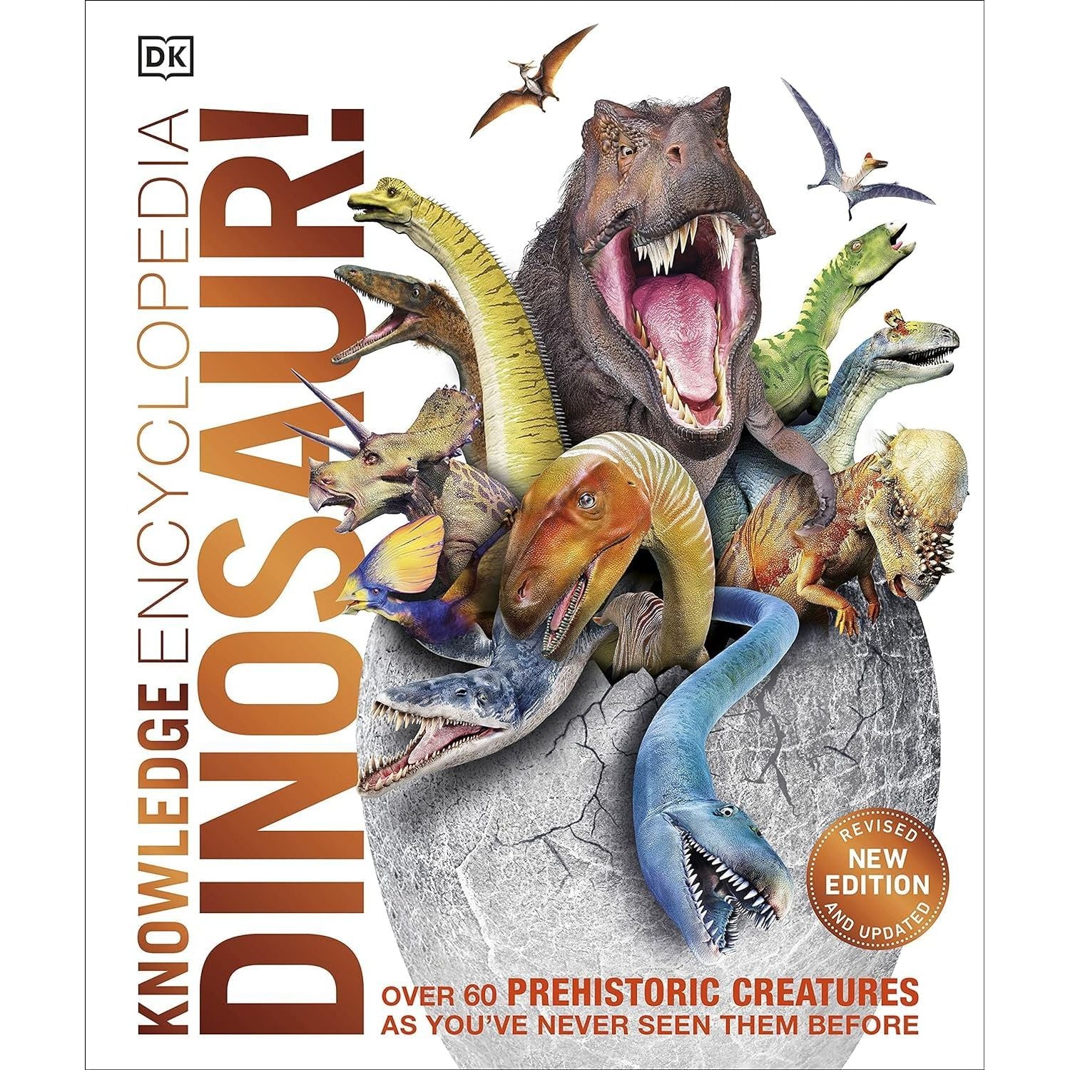 Knowledge Encyclopedia Dinosaur, The Dinosaurs Book Our World in Pictures By DK 2 Books Collection Set