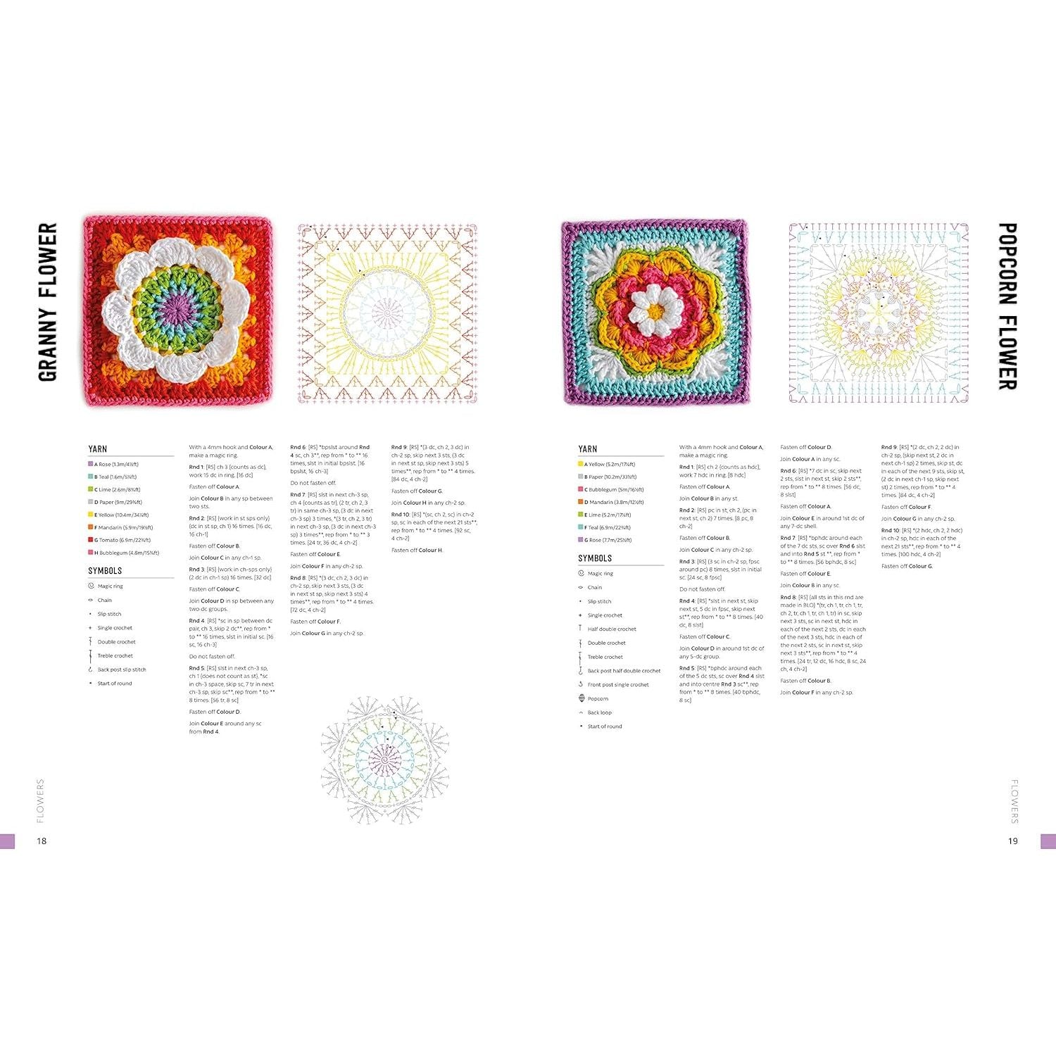 3D Granny Squares: 100 crochet patterns for pop-up granny squares - over 140,000 copies sold worldwide!