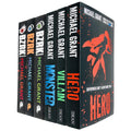 Michael Grant 6 Books Collection Set (Bzrk Series -Bzrk, Reloaded, Apocalypse and Monster Series-Hero, Villain, Monster)