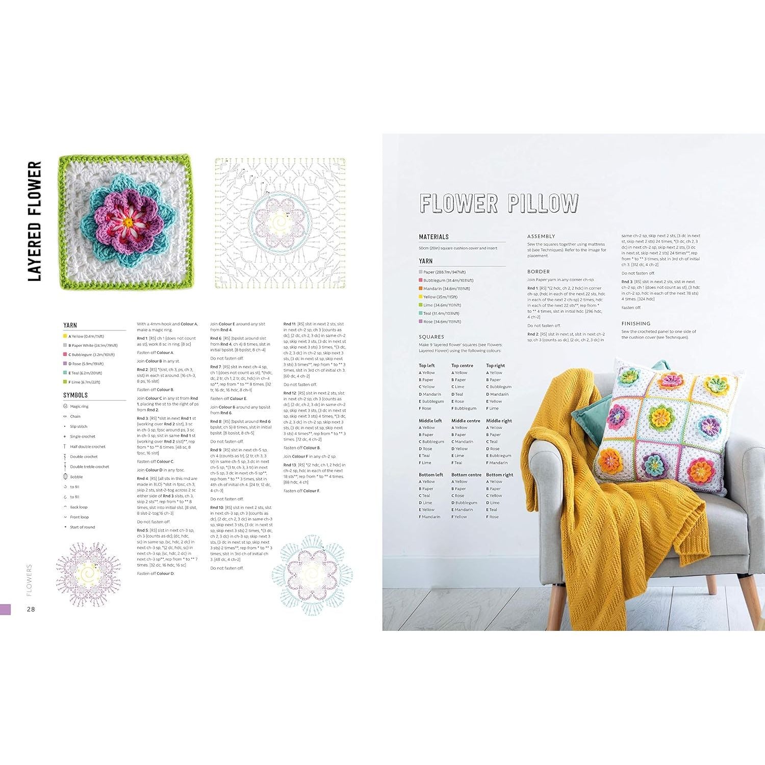3D Granny Squares: 100 crochet patterns for pop-up granny squares - over 140,000 copies sold worldwide!