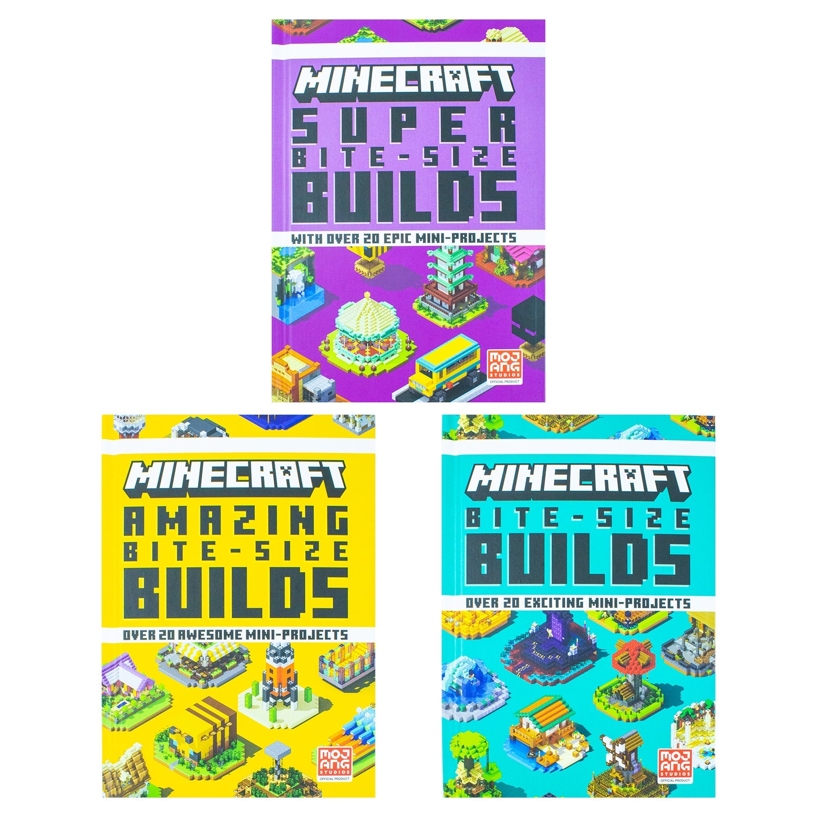 Bite Size Builds Slipcase x 3: The official collection of illustrated mini-projects with over 60 fun builds: great for gamers of all ages and abilities.