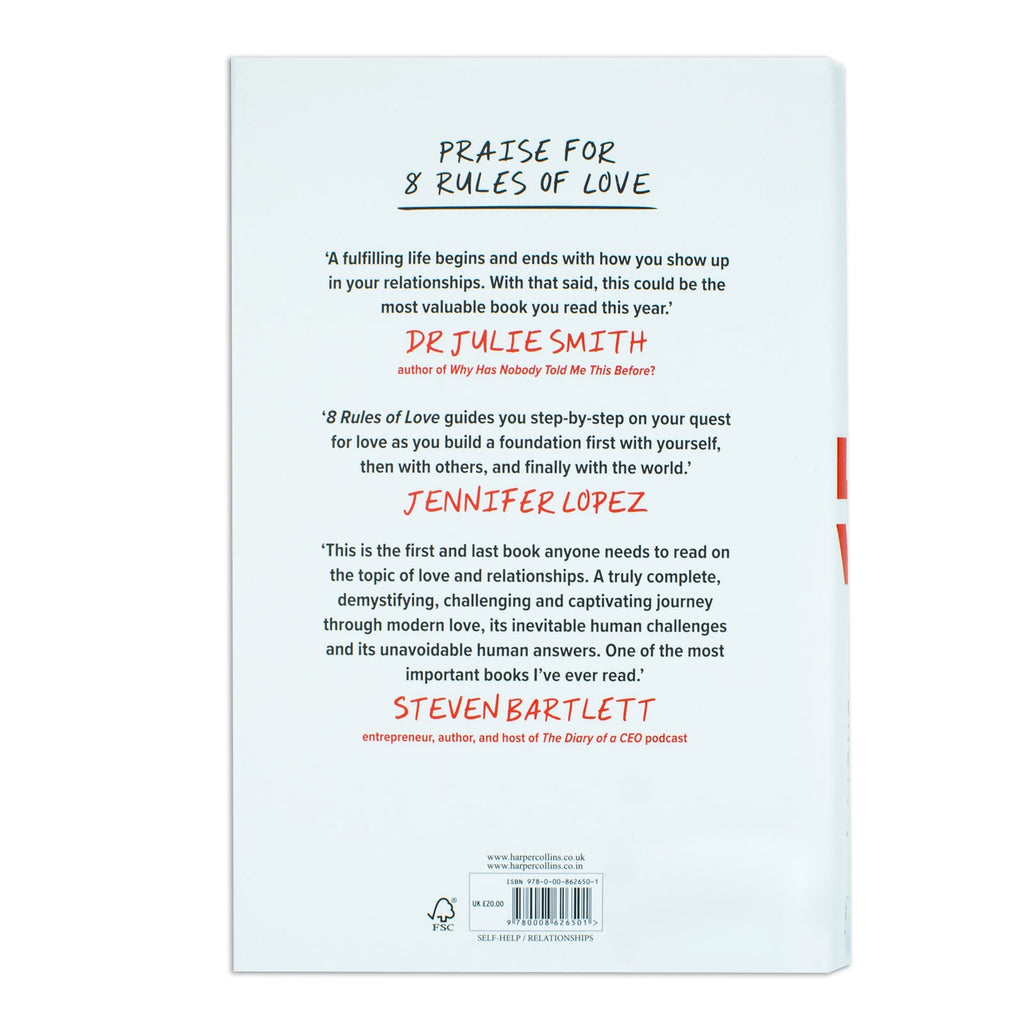 8 Rules of Love: From Sunday Times No.1 bestselling author Jay Shetty, a new guide on how to find lasting love and enjoy healthy relationships
