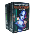 Five Nights at Freddys: Tales from the Pizzaplex Series 8 Books Collection Set By Scott Cawthon (Lally's Game, Happs, Somniphobia, Submechanophobia, The Bobbiedots Conclusion, Nexie, Tiger Rock, B7-2)