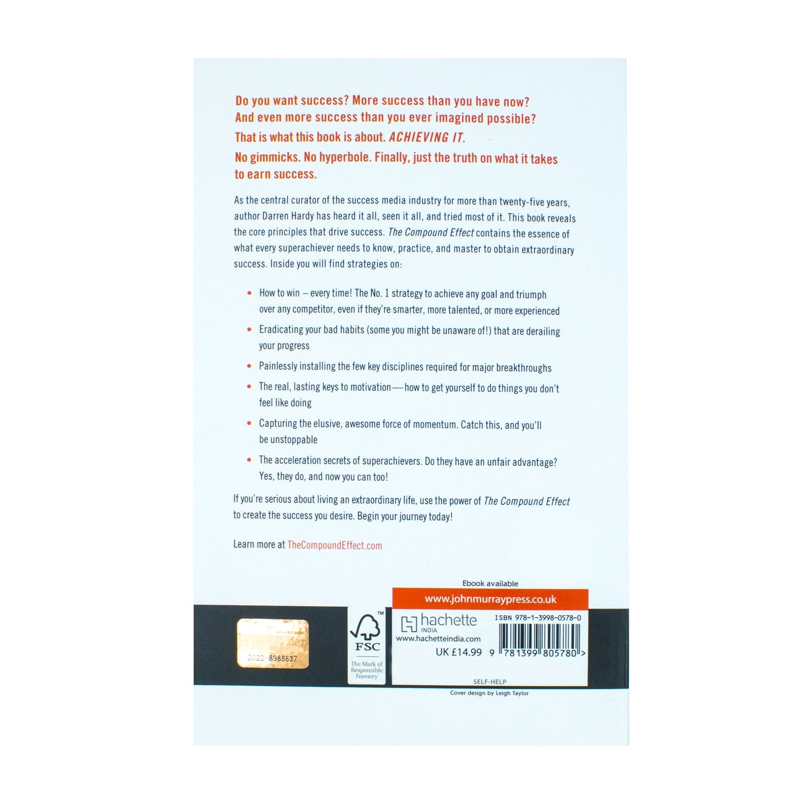 The Compound Effect: Jumpstart Your Income, Your Life, Your Success - the million copy bestseller revealing the secrets of superachievers by Darren Hardy