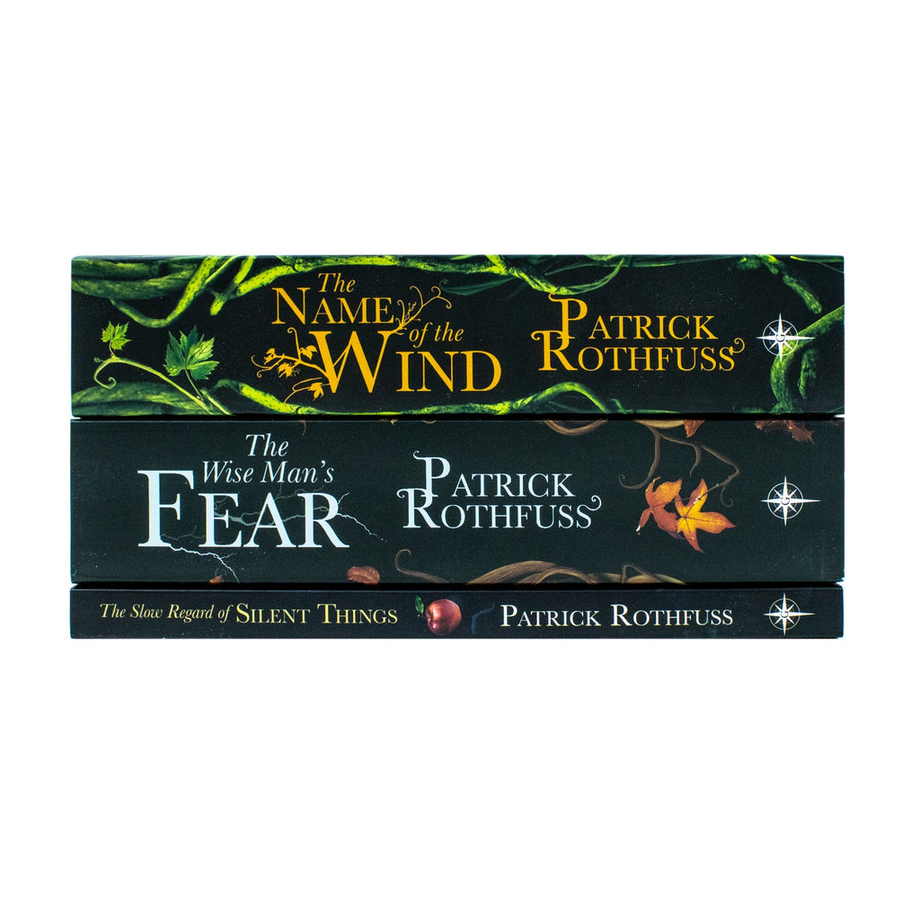 Kingkiller Chronicle Patrick Rothfuss Collection 3 Books Set | The Name of the Wind, The Wise Man’s Fear & The Slow Regard of Silent Things