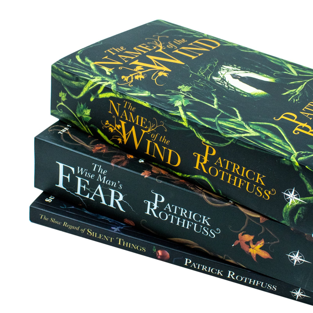 Kingkiller Chronicle Patrick Rothfuss Collection 3 Books Set | The Name of the Wind, The Wise Man’s Fear & The Slow Regard of Silent Things