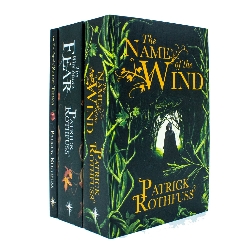 Kingkiller Chronicle Patrick Rothfuss Collection 3 Books Set | The Name of the Wind, The Wise Man’s Fear & The Slow Regard of Silent Things