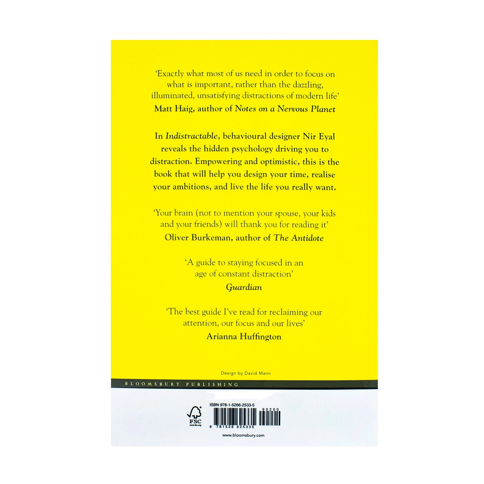 Indistractable: How to Control Your Attention and Choose Your Life by Nir Eyal