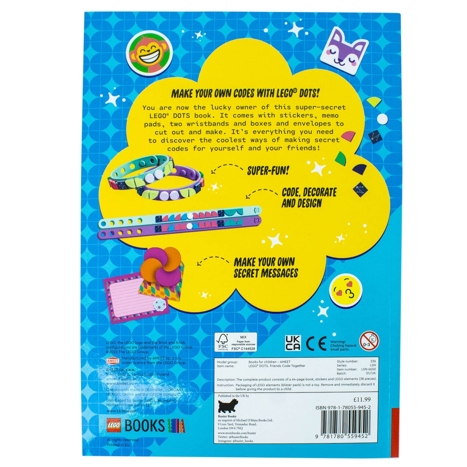 LEGO, DOTS (LEGO Books, DIY Book)