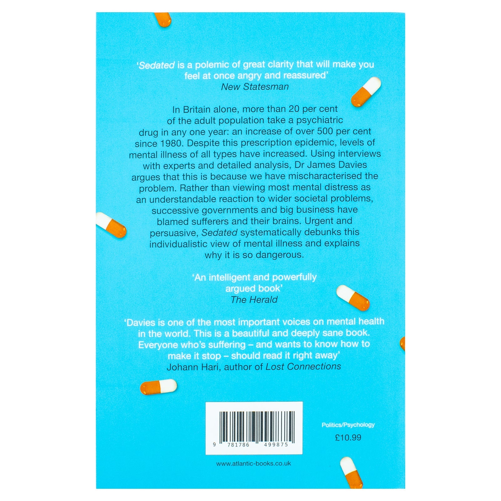 Sedated: How Modern Capitalism Created our Mental Health Crisis by James Davies