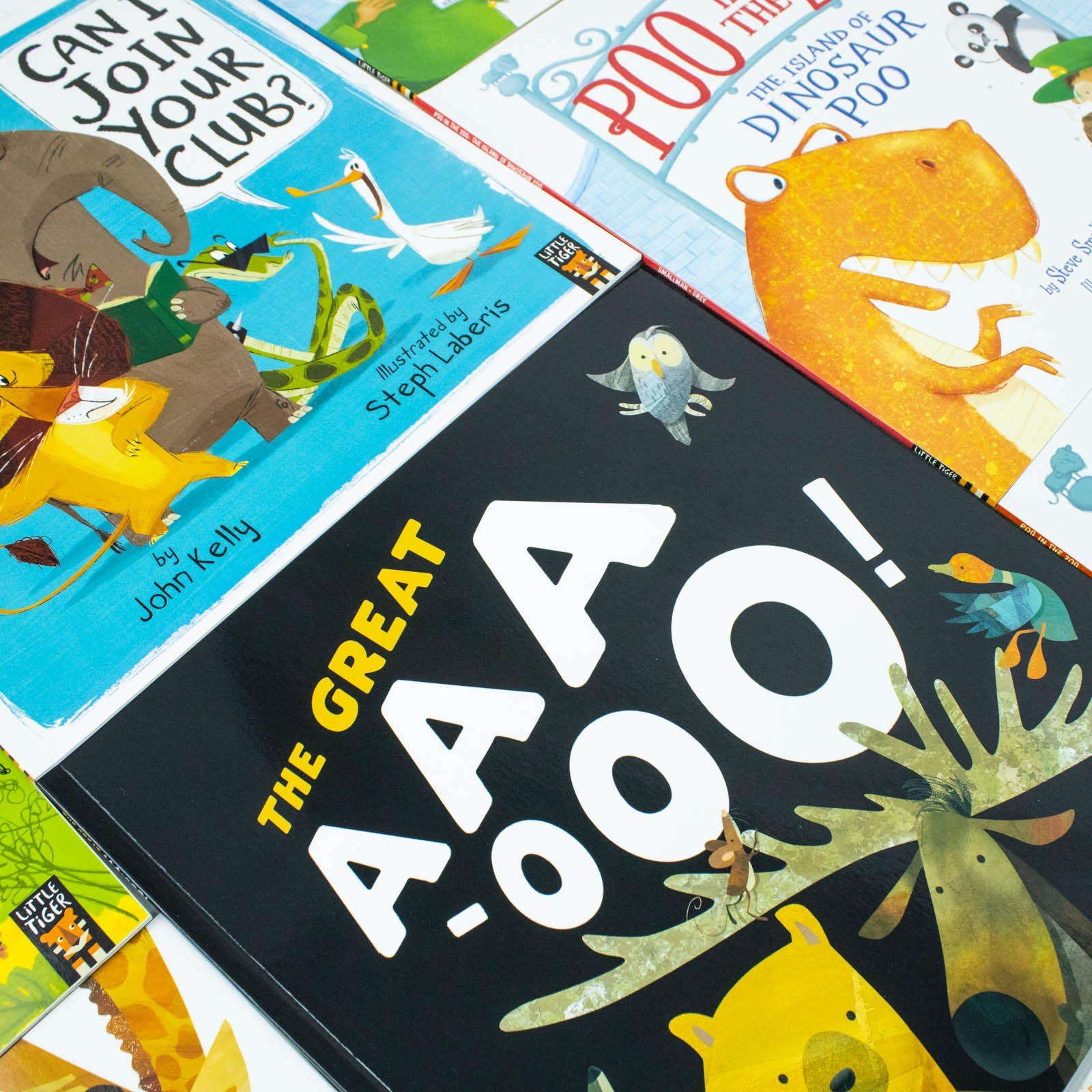 The Zoo Series Children Picture Stories 12 Books Collection Set (Poo in the Zoo, The Great Poo Mystery, The Island of Dinosaur Poo, Little Why, Mighty Mo, Quiet!, Hippobottymus & More)