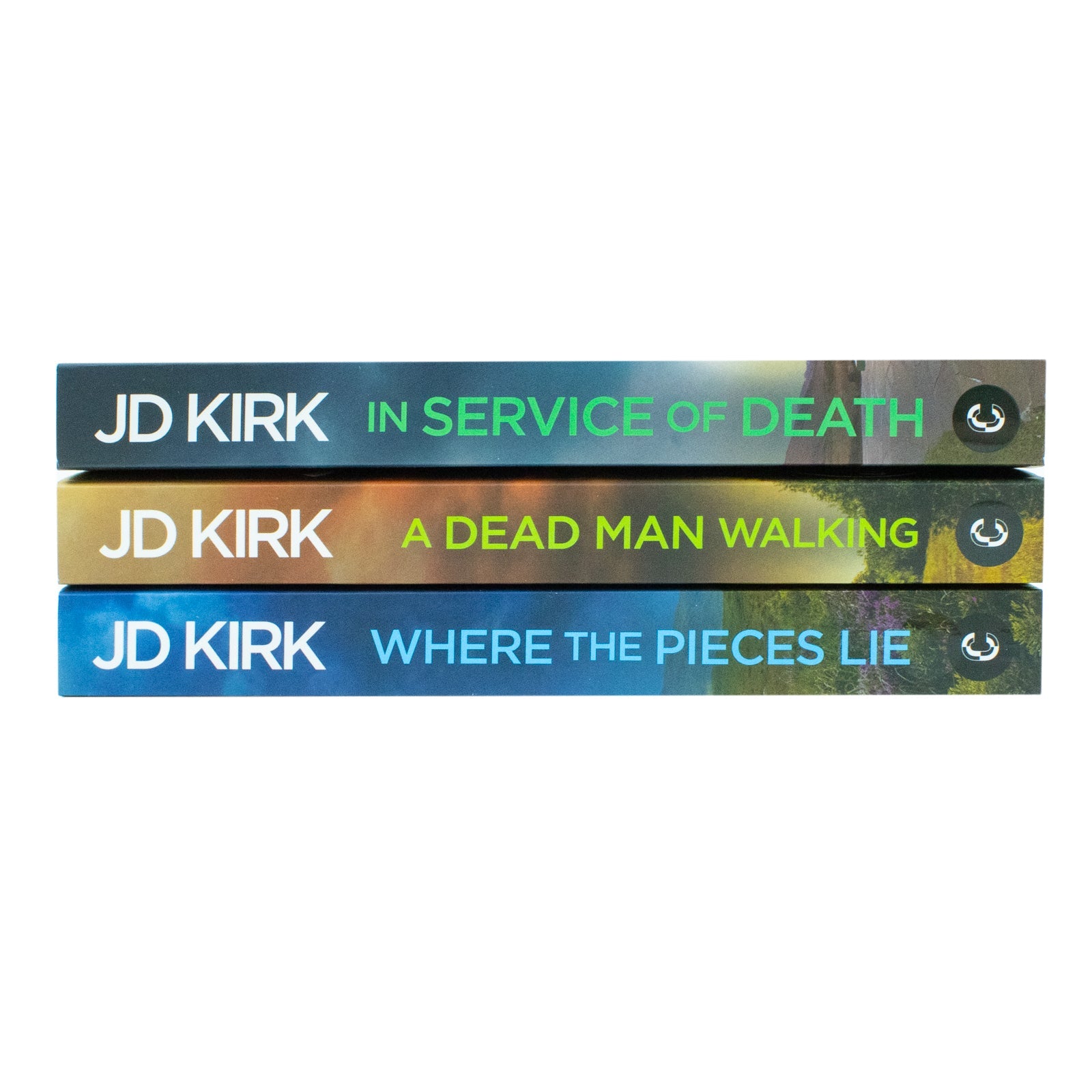 DCI Logan Crime Thrillers 17-19 3 Books Collection Set by JD Kirk (In Service of Death, Where the Pieces Lie, A Dead Man Walking)