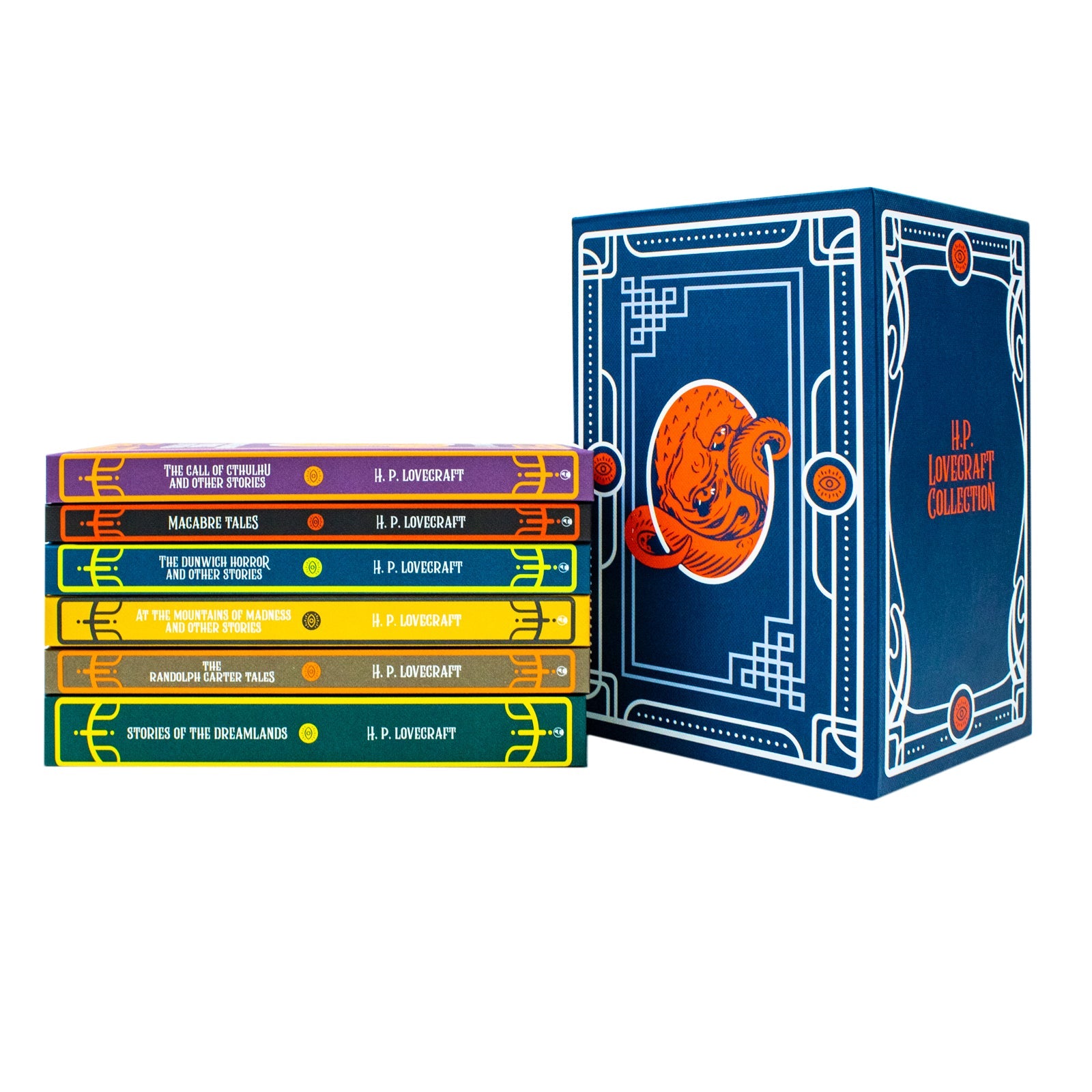 The H.P. Lovecraft 6 Book Hardback Collection: Macrabre Tales, Stories of the Dreamlands, The Randolph Carter Tales,The Call of Cthulhu & Other Stories