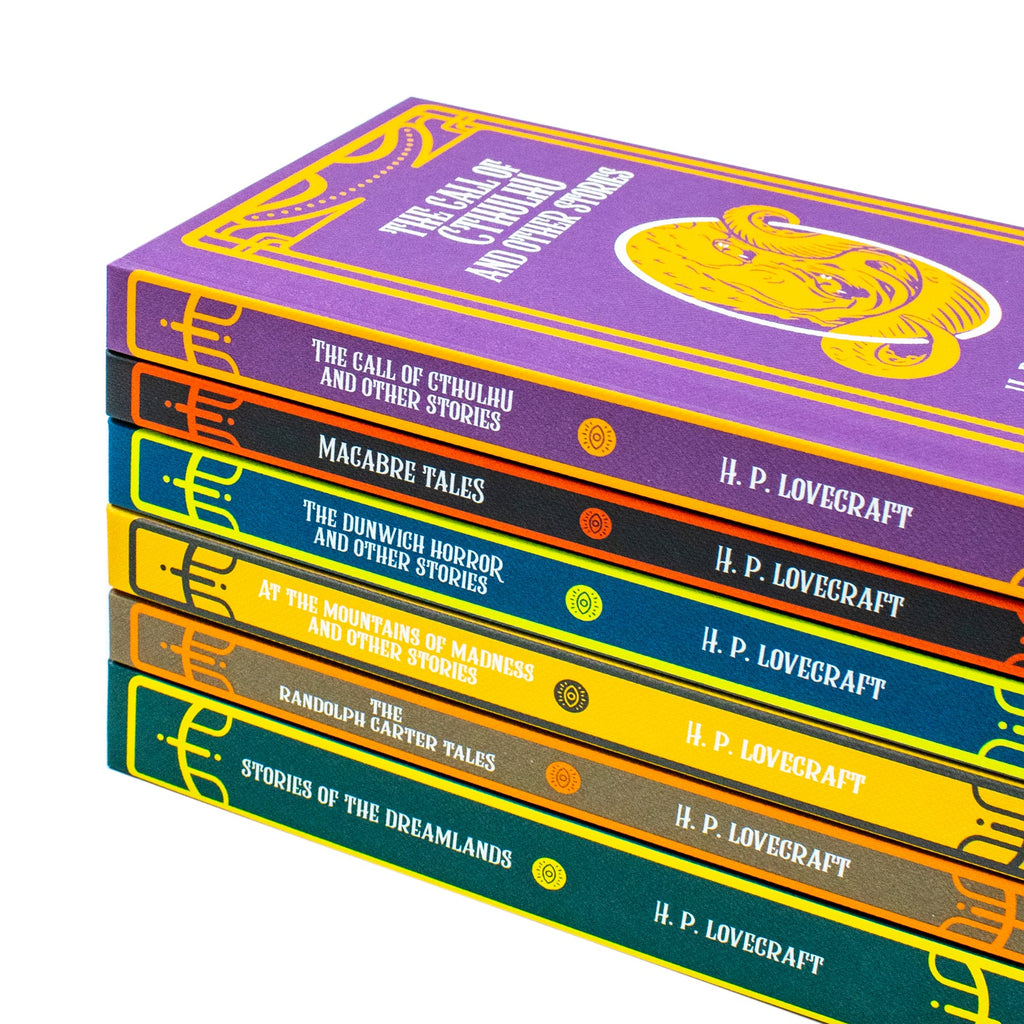 The H.P. Lovecraft 6 Book Hardback Collection: Macrabre Tales, Stories of the Dreamlands, The Randolph Carter Tales,The Call of Cthulhu & Other Stories