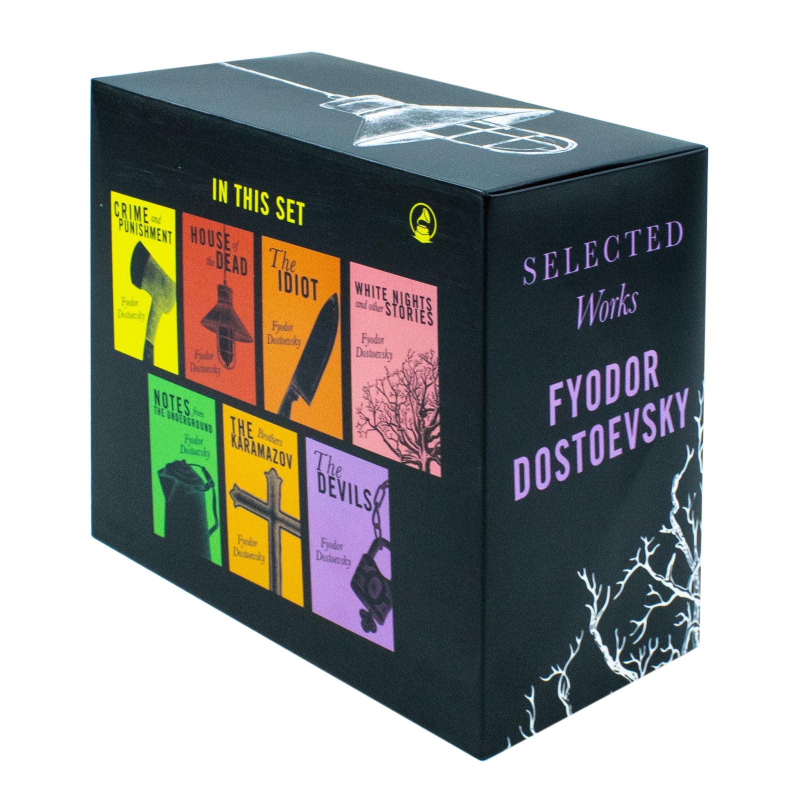 Selected Works of Fyodor Dostoevsky 7 Books Collection Set