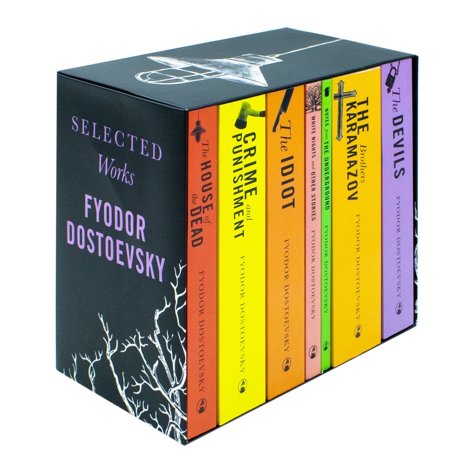 Selected Works of Fyodor Dostoevsky 7 Books Collection Set