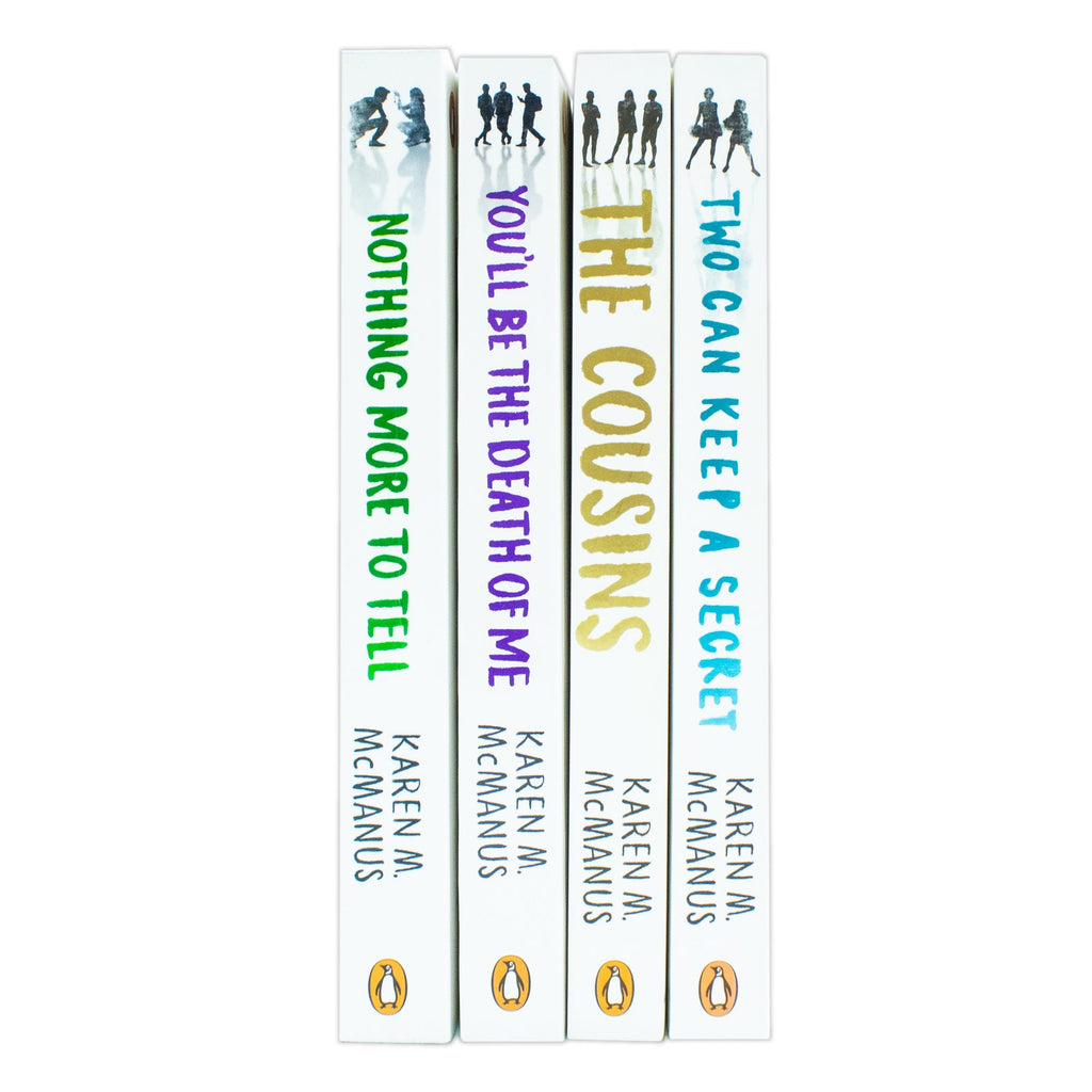 Karen McManus 4 Books Collection Set (Nothing More To Tell, The Cousins, Two Can Keep a Secret, You will be the Death of Me)