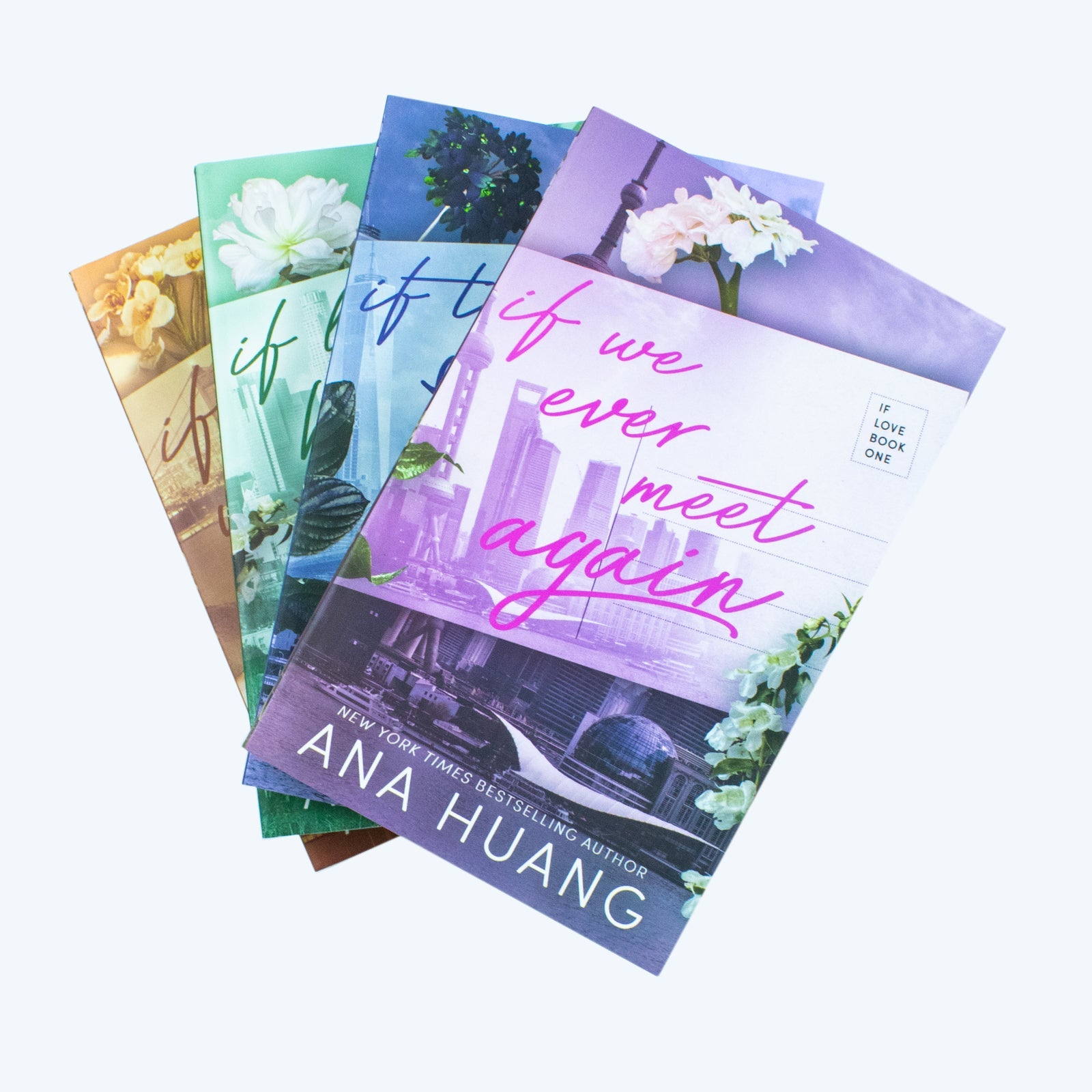 If Love Series by Ana Huang 4 Books Collection Set (If We Ever Meet Again, If the Sun Never Sets, If Love Had A Price, If We Were Perfect)