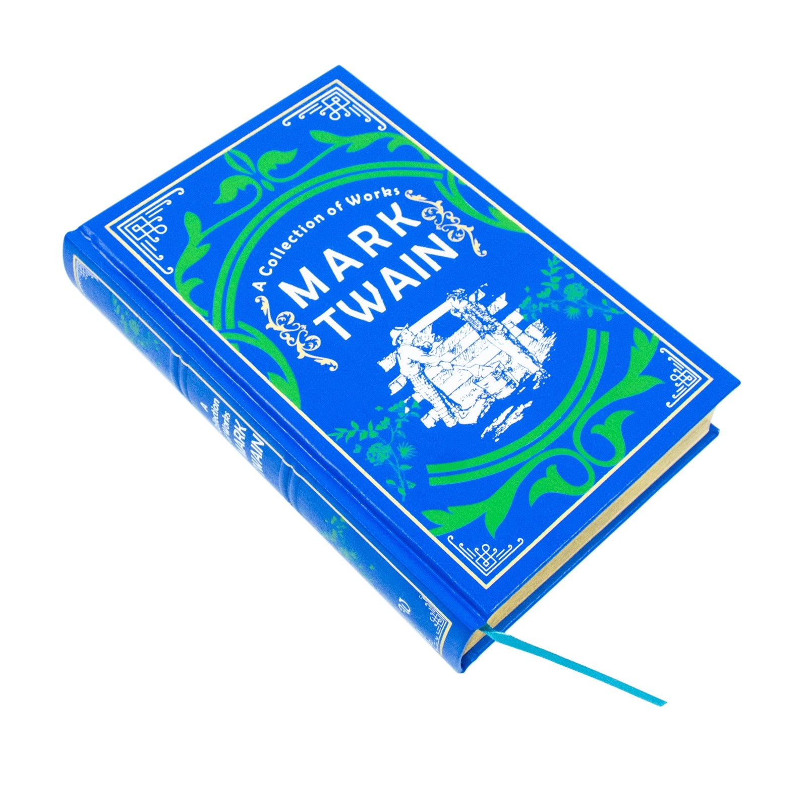 Mark Twain: A Collection of Works (Leather-bound)