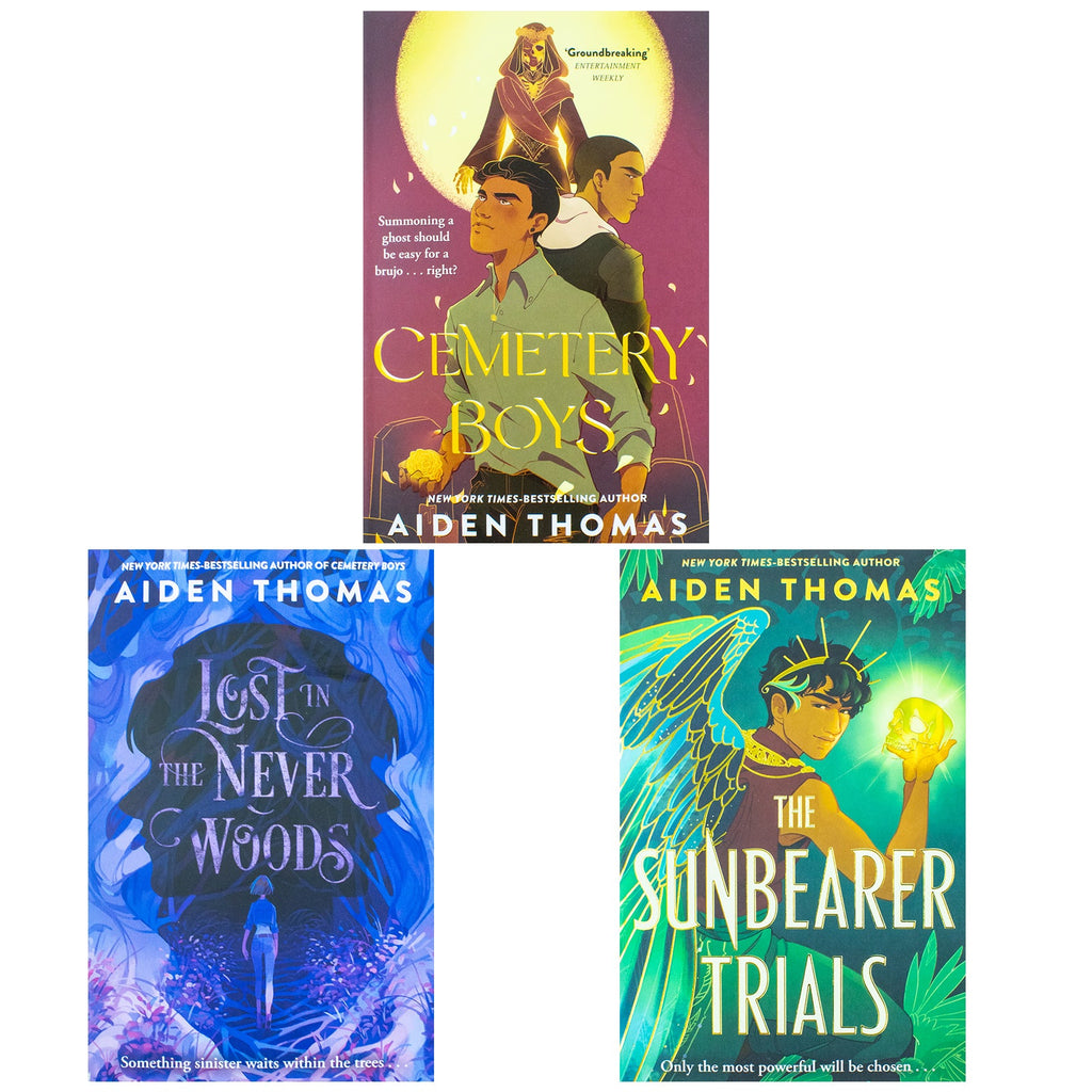 Aiden Thomas Collection 3 Books Set (Cemetery Boys, The Sunbearer Trials, Lost in the Never Woods)