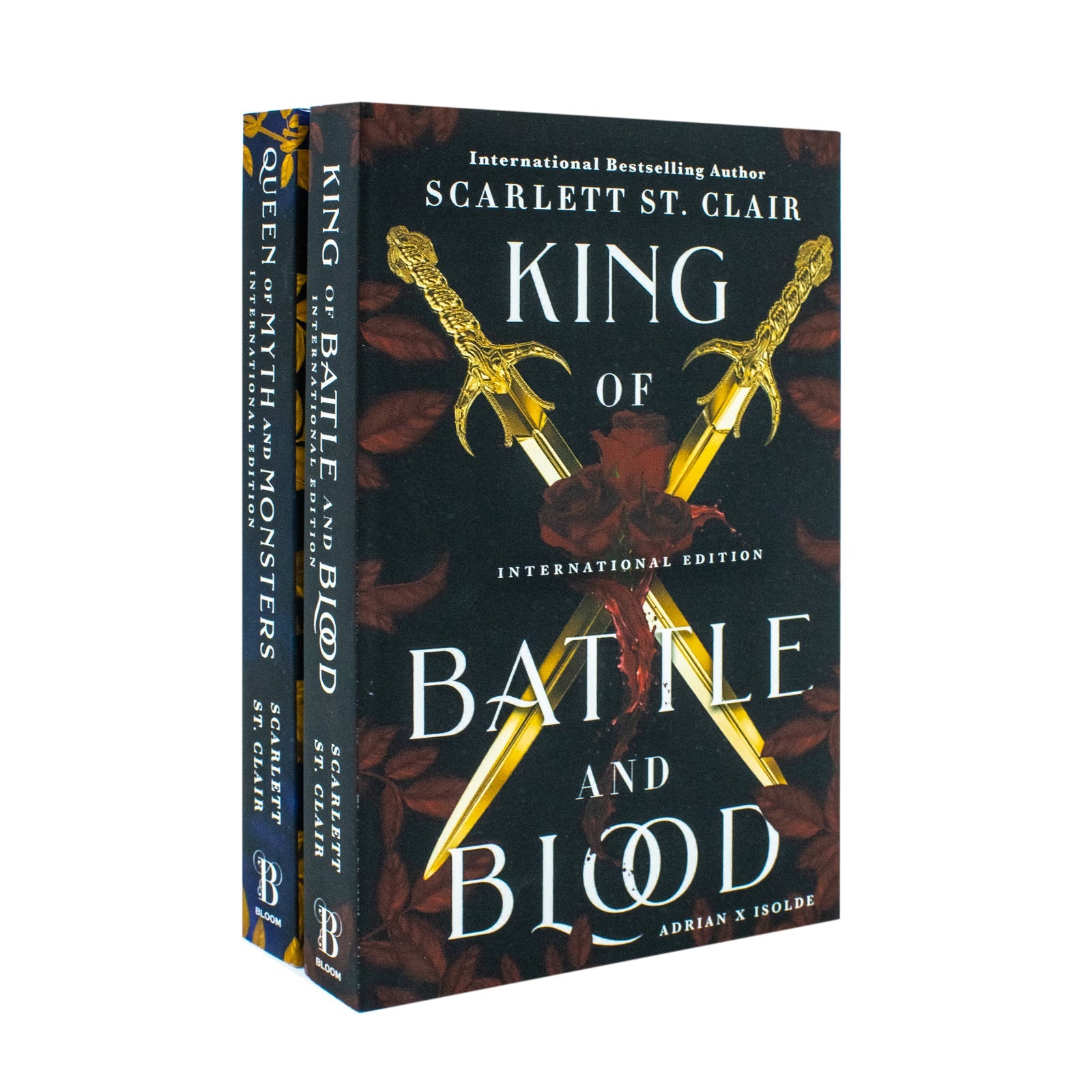 Adrian X Isolde Series Collection 2 Books Set By Scarlett St Clair (King of Battle and Blood, Queen of Myth and Monsters)