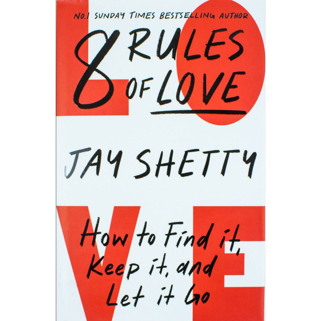 Jay Shetty Collection 2 Books Set (8 Rules of Love [Hardcover], Think Like a Monk [Paperback])