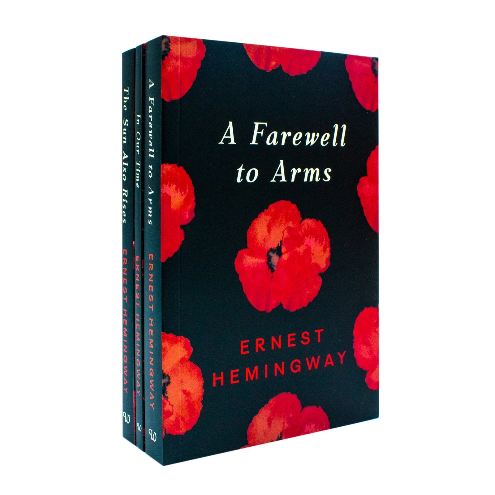 Selected Works of Ernest Hemingway 3 Books Set (In Our Time, The Sun Also Rises, A Farewell to Arms)