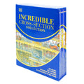 Stephen Biesty’s Incredible Cross-Sections 6-Book Collection Box Set + Poster Book (Cross-Sections Castle, Man-Of-War, Incredible Body Cross-Sections,Incredible Cross-Sections, of Everything & More)