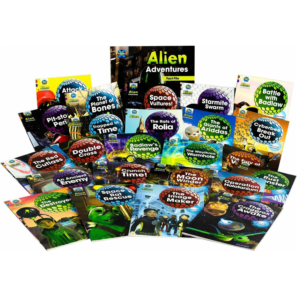 Project X Alien Adventures Series 2 Collection 25 Books Set | Oxford Reading Tree Reading Scheme Level 7–11 for Children