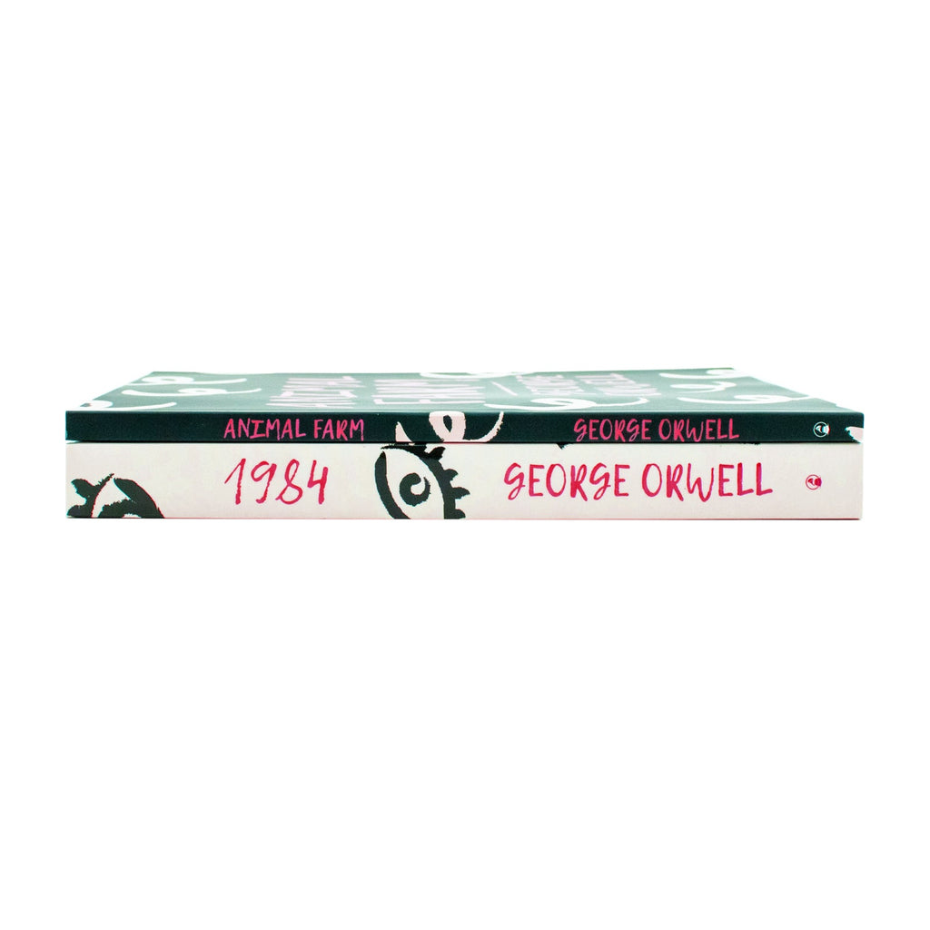George Orwell 2-Book Collection Set: 1984 and Animal Farm | Classic Dystopian Novels