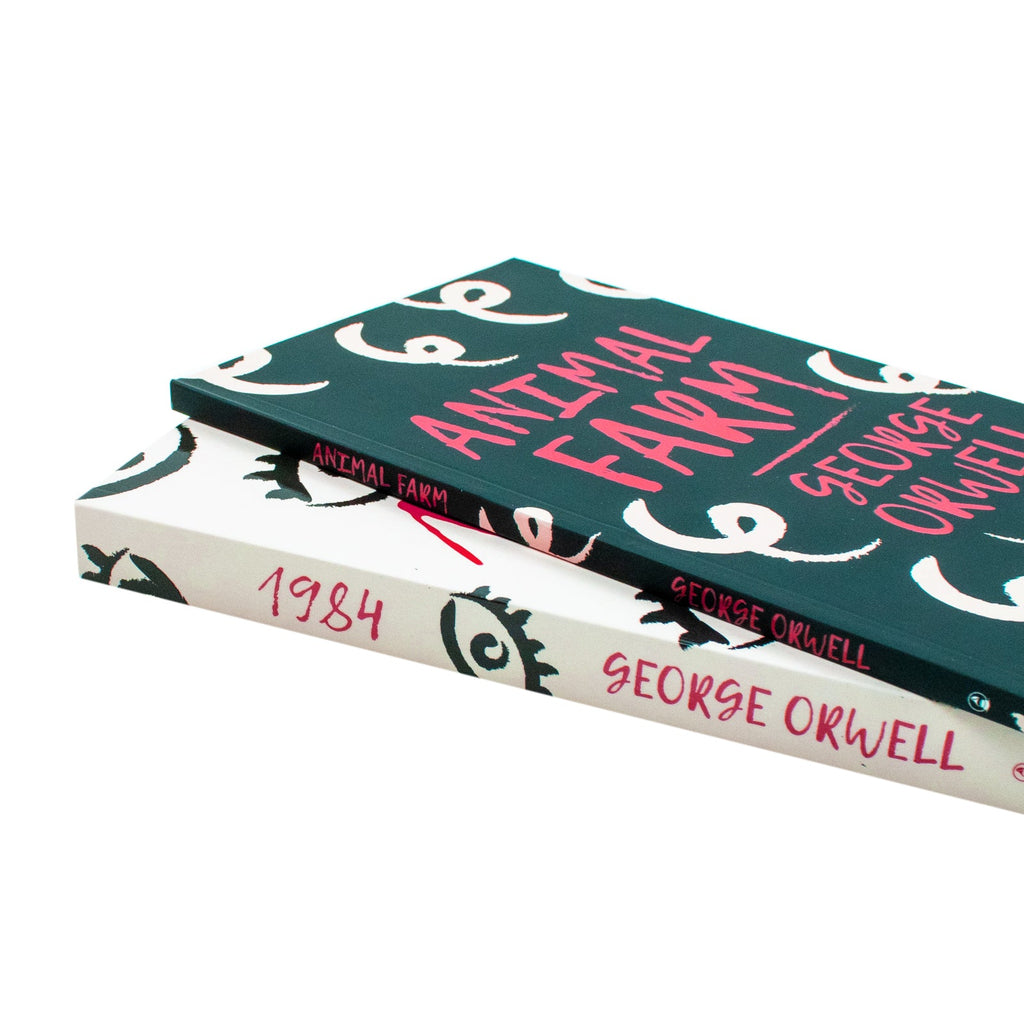 George Orwell 2-Book Collection Set: 1984 and Animal Farm | Classic Dystopian Novels