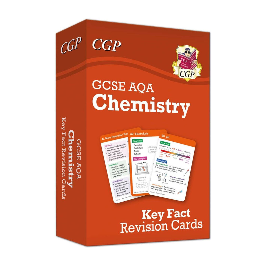 GCSE AQA Key Fact Revision Cards Set of 3 (Biology, Chemistry, Physics)