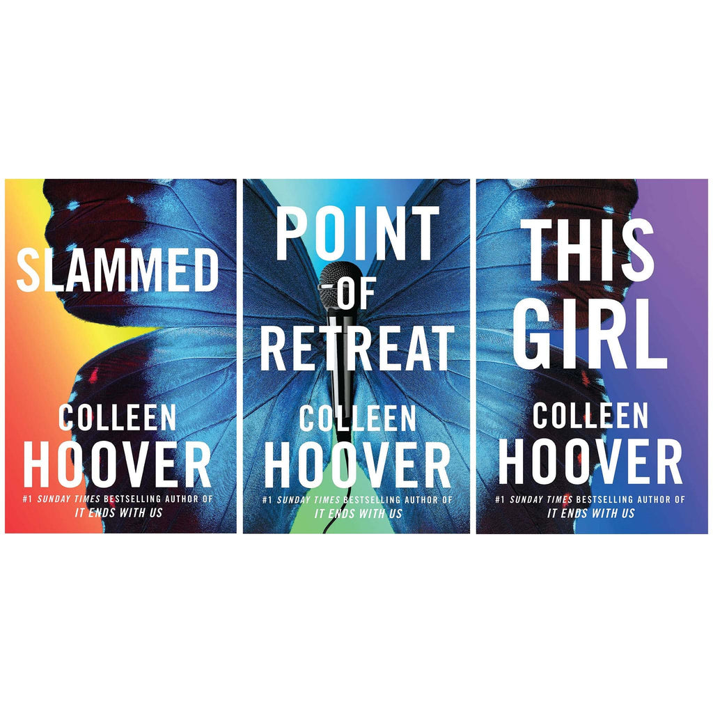 Colleen Hoover Slammed Series 3 Books Collection Set (Slammed, Point of Retreat & This Girl)