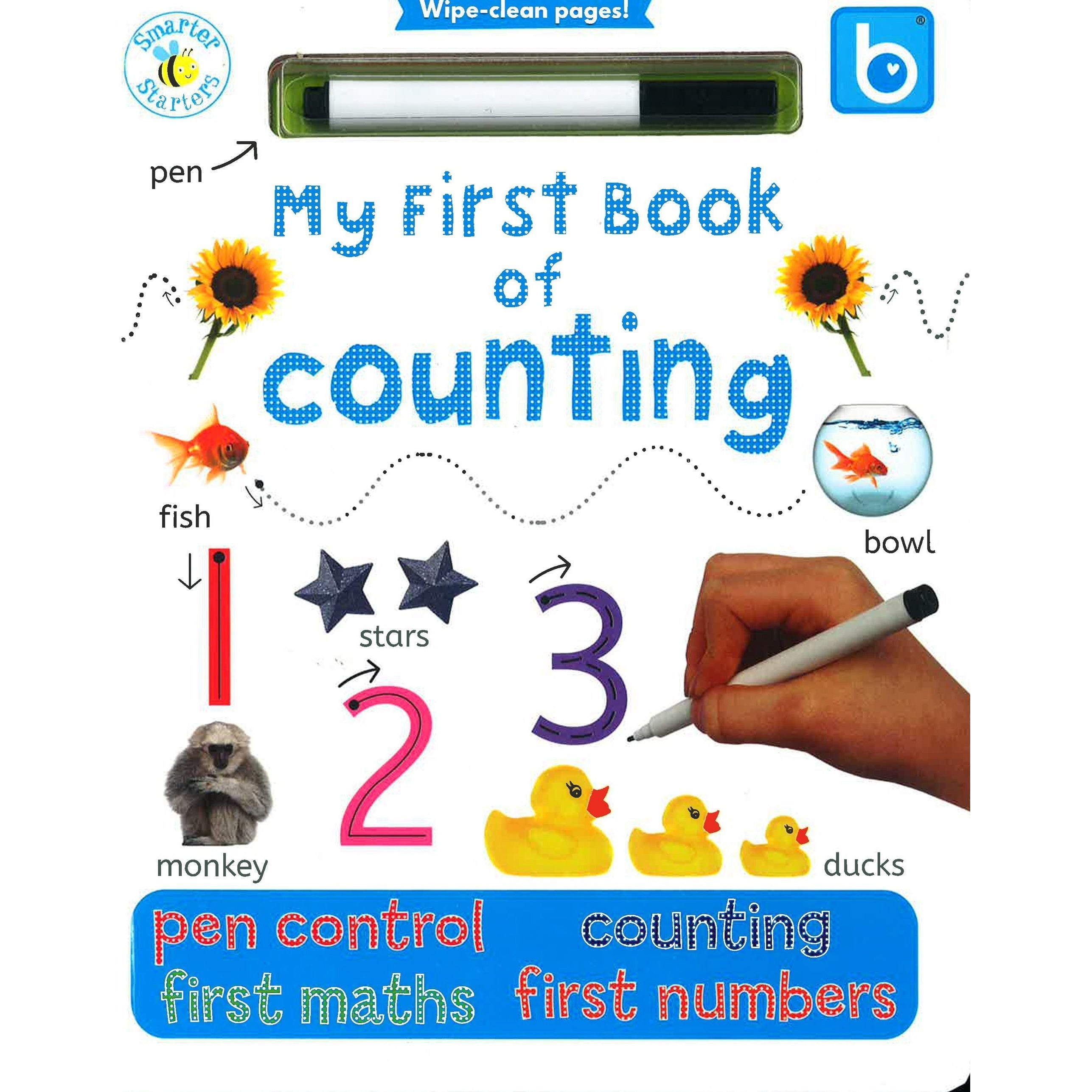 My First Book Of Counting Pen control, Counting, First Maths, First Numbers