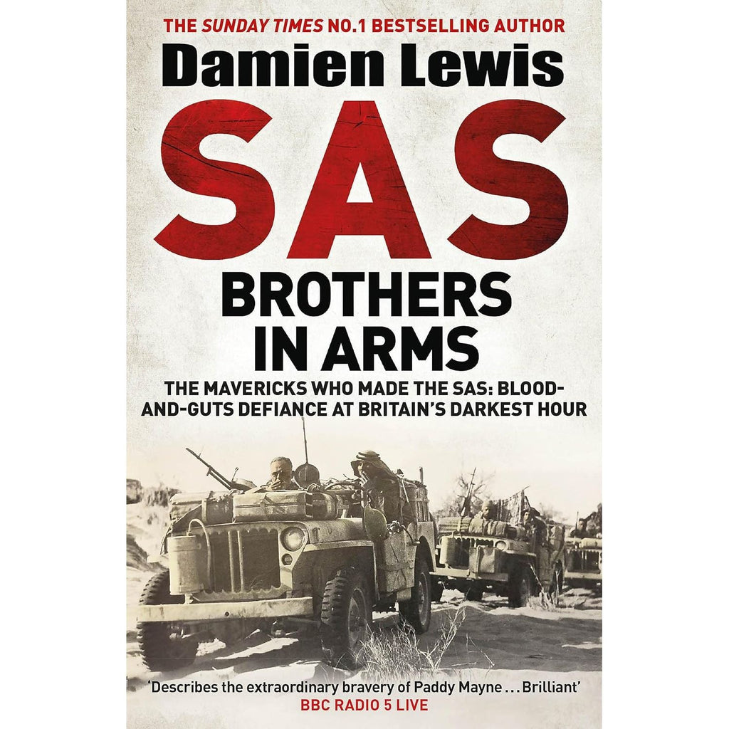 Damien Lewis 5 Books Collection Set (SAS Brothers in Arms, SAS Forged in Hell, SAS Daggers Drawn, SAS Shadow Raiders, SAS Italian Job)