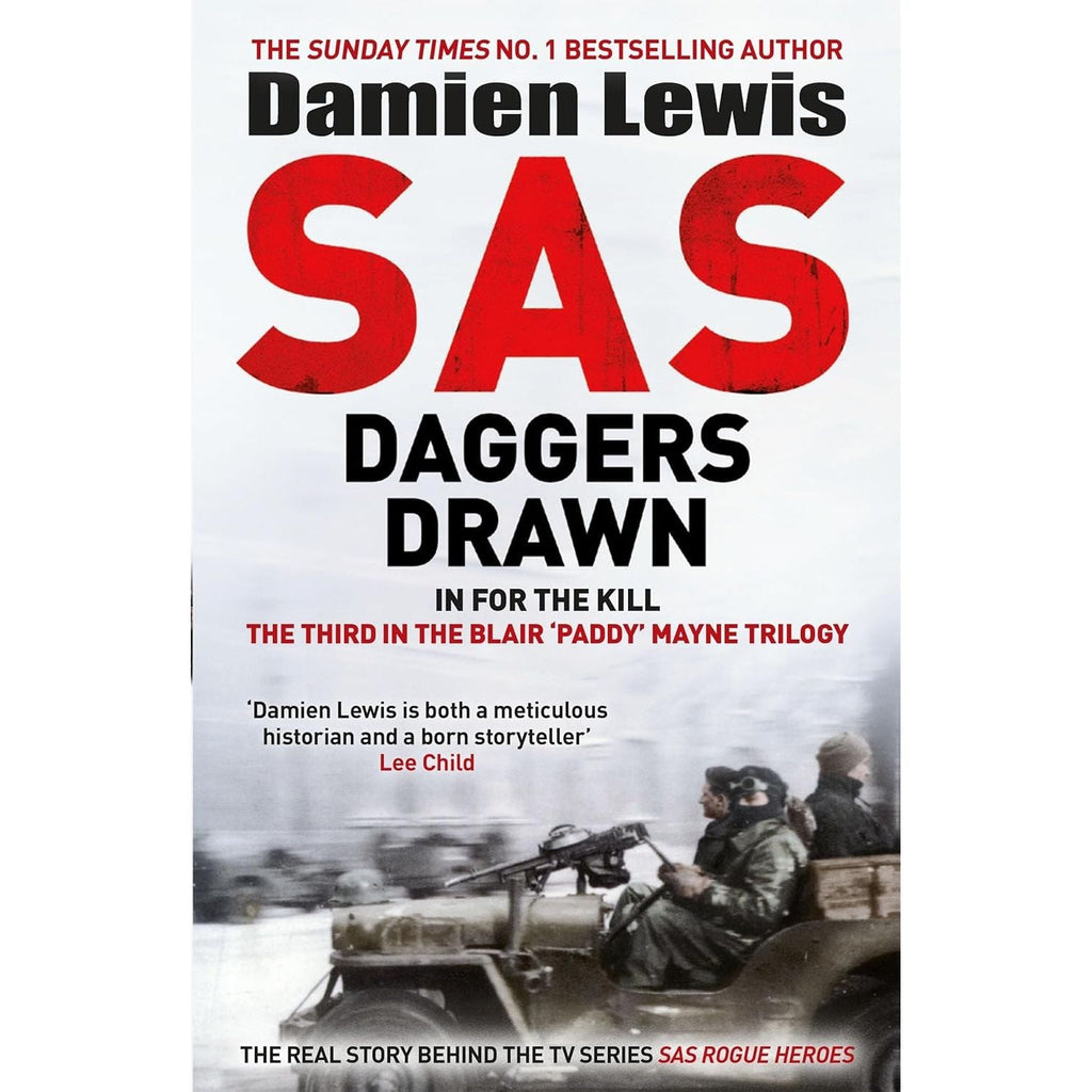 Damien Lewis 5 Books Collection Set (SAS Brothers in Arms, SAS Forged in Hell, SAS Daggers Drawn, SAS Shadow Raiders, SAS Italian Job)