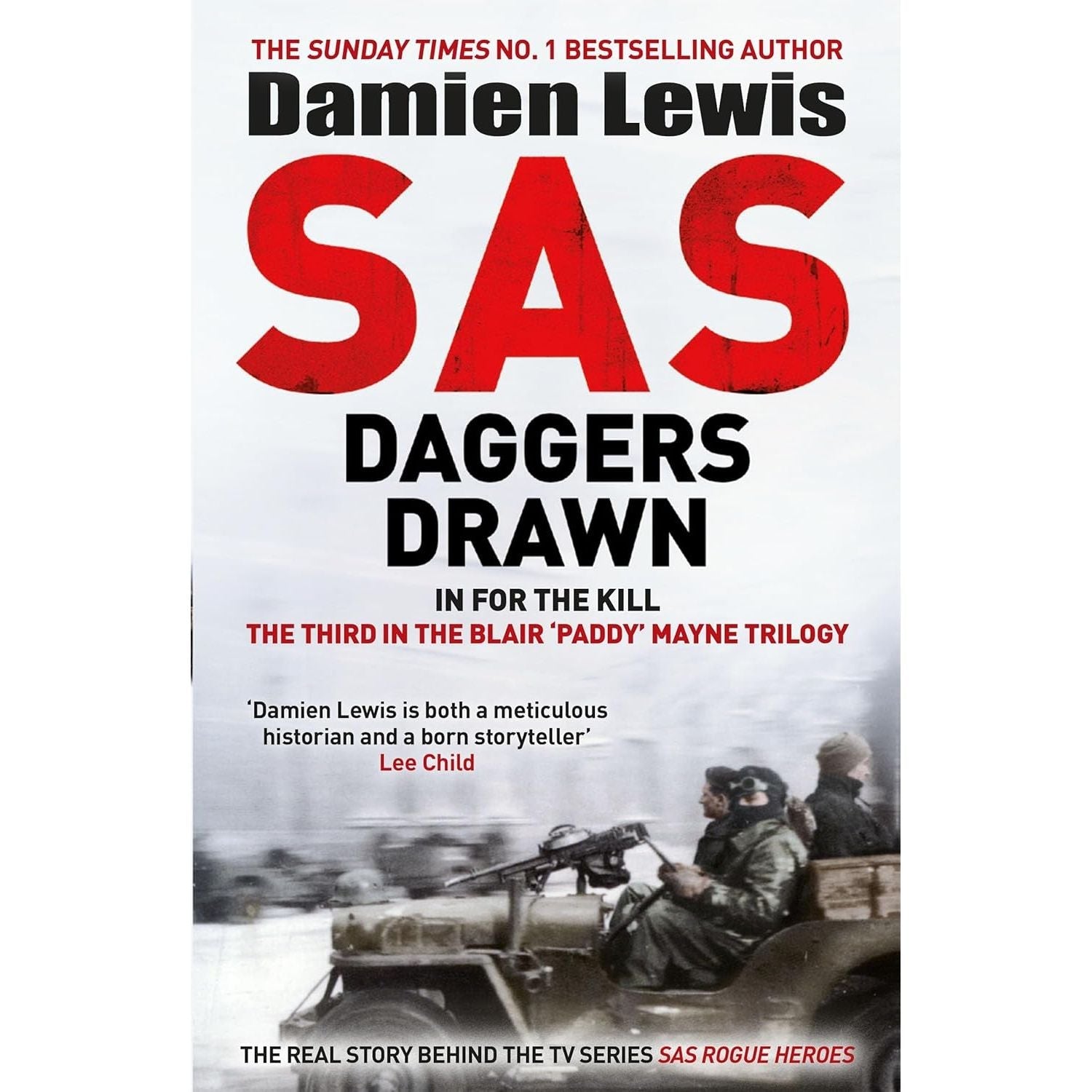 Damien Lewis 5 Books Collection Set (SAS Brothers in Arms, SAS Forged in Hell, SAS Daggers Drawn, SAS Shadow Raiders, SAS Italian Job)