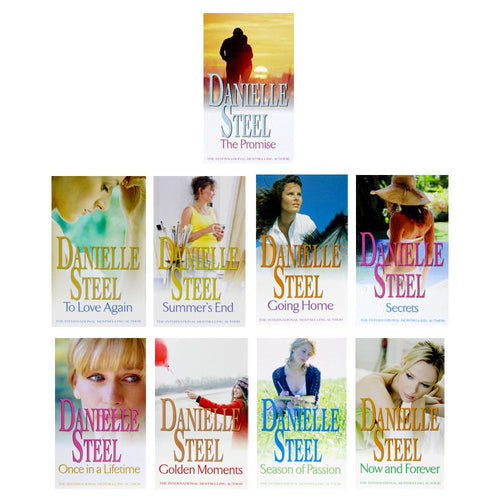 Danielle Steel Collection 9 Books Set (Going Home, To Love Again, The Promise, Summer's End, Season of Passion, Secrets, Once in a Lifetime, Now and Forever, Golden Moments)