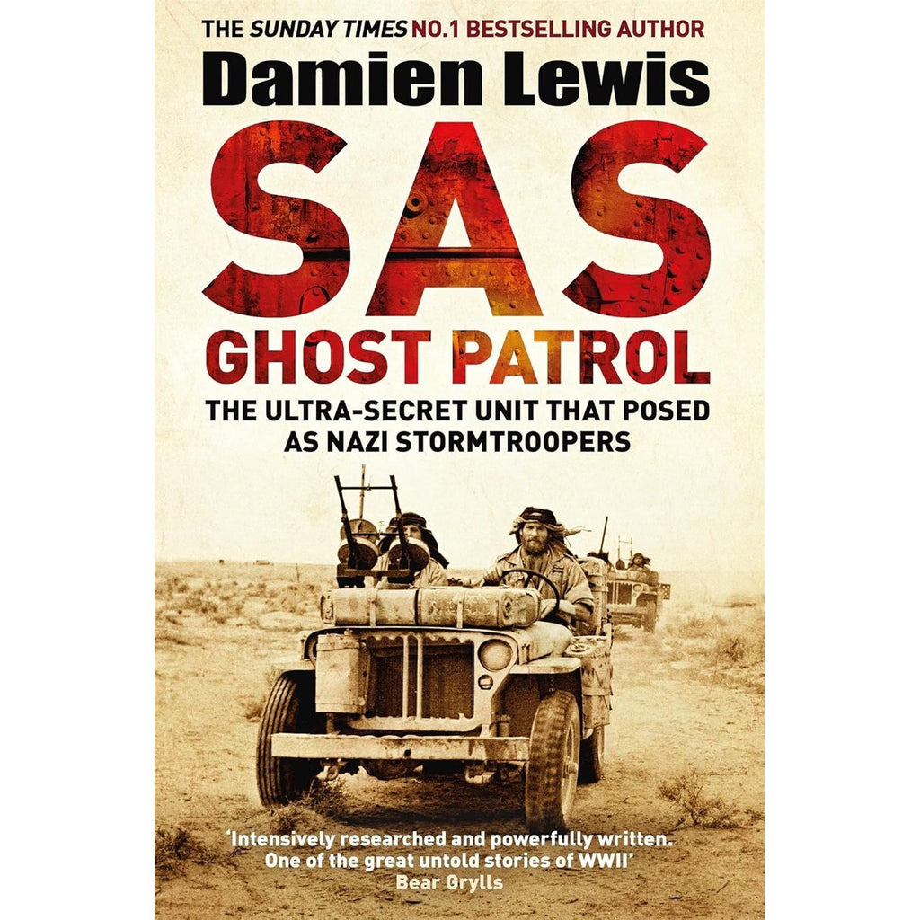 Damien Lewis 3 Books Collection Set (The Ministry of Ungentlemanly Warfare, SAS Ghost Patrol, SAS Nazi Hunters)
