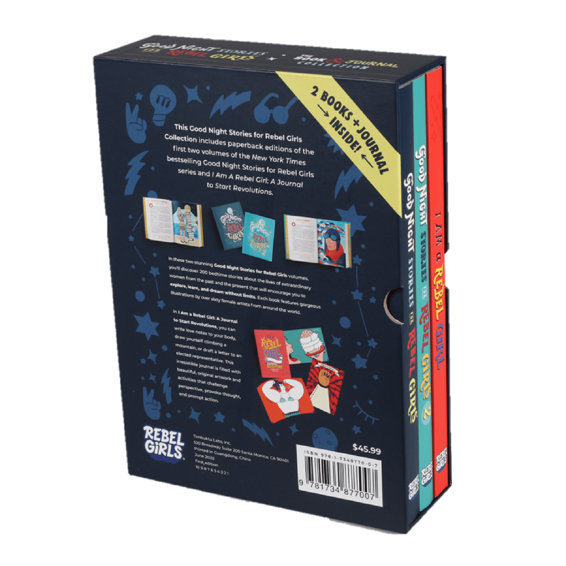Good Night Stories for Rebel Girls 3-Book Gift Set