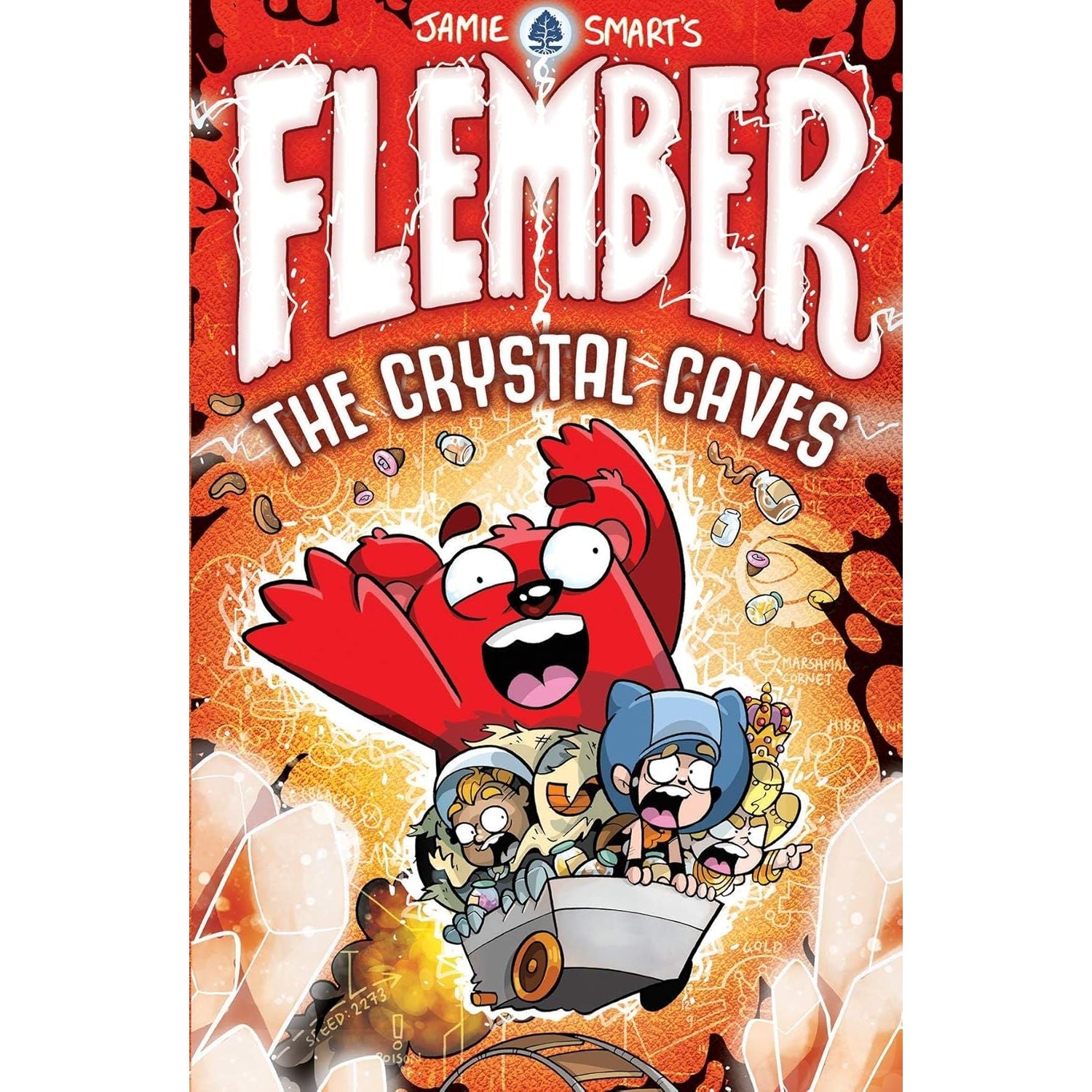 Flember Series 5 Books Collection Set (Books 1-5) by Jamie Smart (The Secret Book, The Crystal Caves, The Glowing Skull, The Power of the Wildening, The Golden Heart)