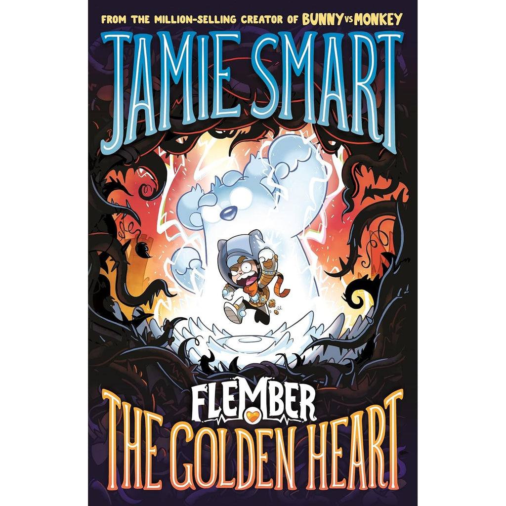 Flember Series 5 Books Collection Set (Books 1-5) by Jamie Smart (The Secret Book, The Crystal Caves, The Glowing Skull, The Power of the Wildening, The Golden Heart)